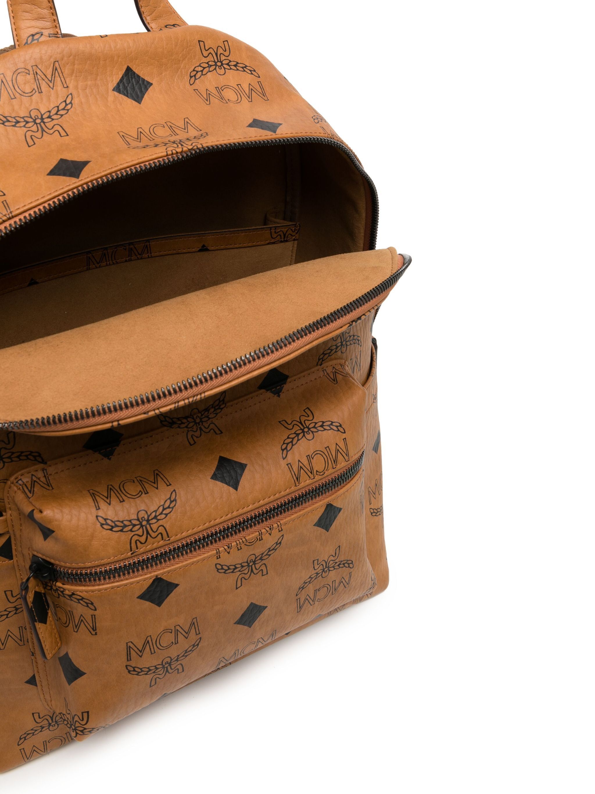 MCM o1mt1gz0125 Size: OS / Backpack Medium in Brown Size ONE SIZE - 4 Thumbnail