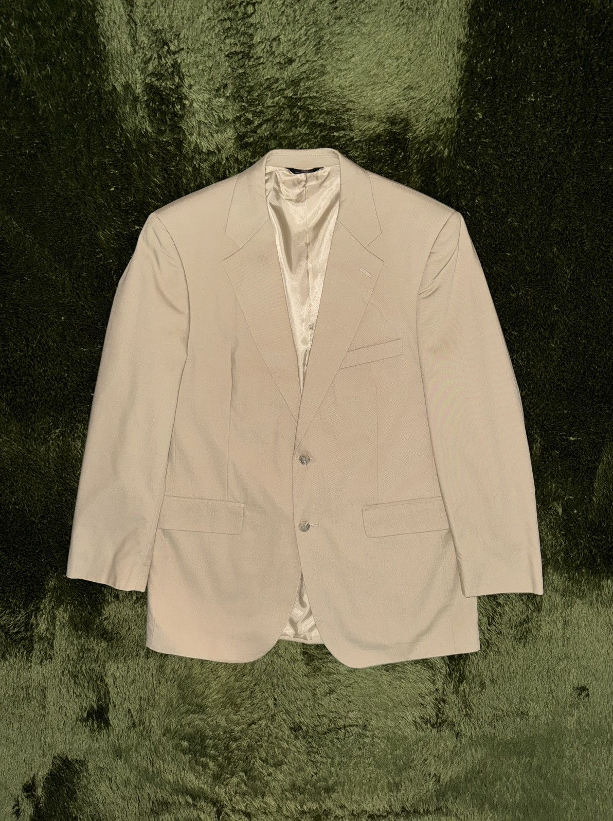 Brooks Brothers [40R] Brooks Brothers 346 Classic Fit Cotton Blazer Beige Size US L / EU 52-54 / 3 - 1 Thumbnail