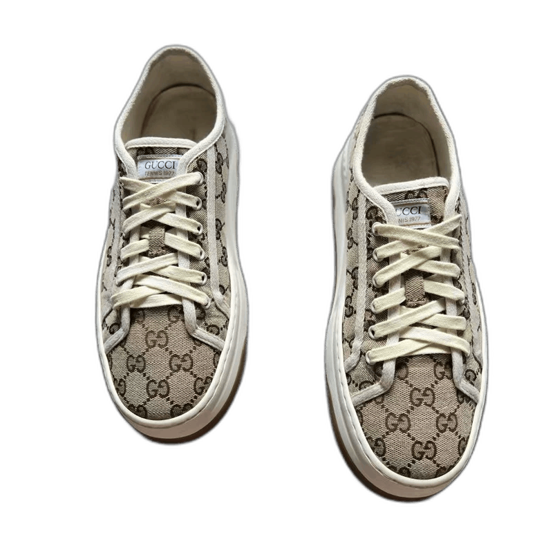 Gucci Gucci Interlocking Print Thick Sole Sneakers Size US 8.5 / EU 41-42 - 1 Thumbnail