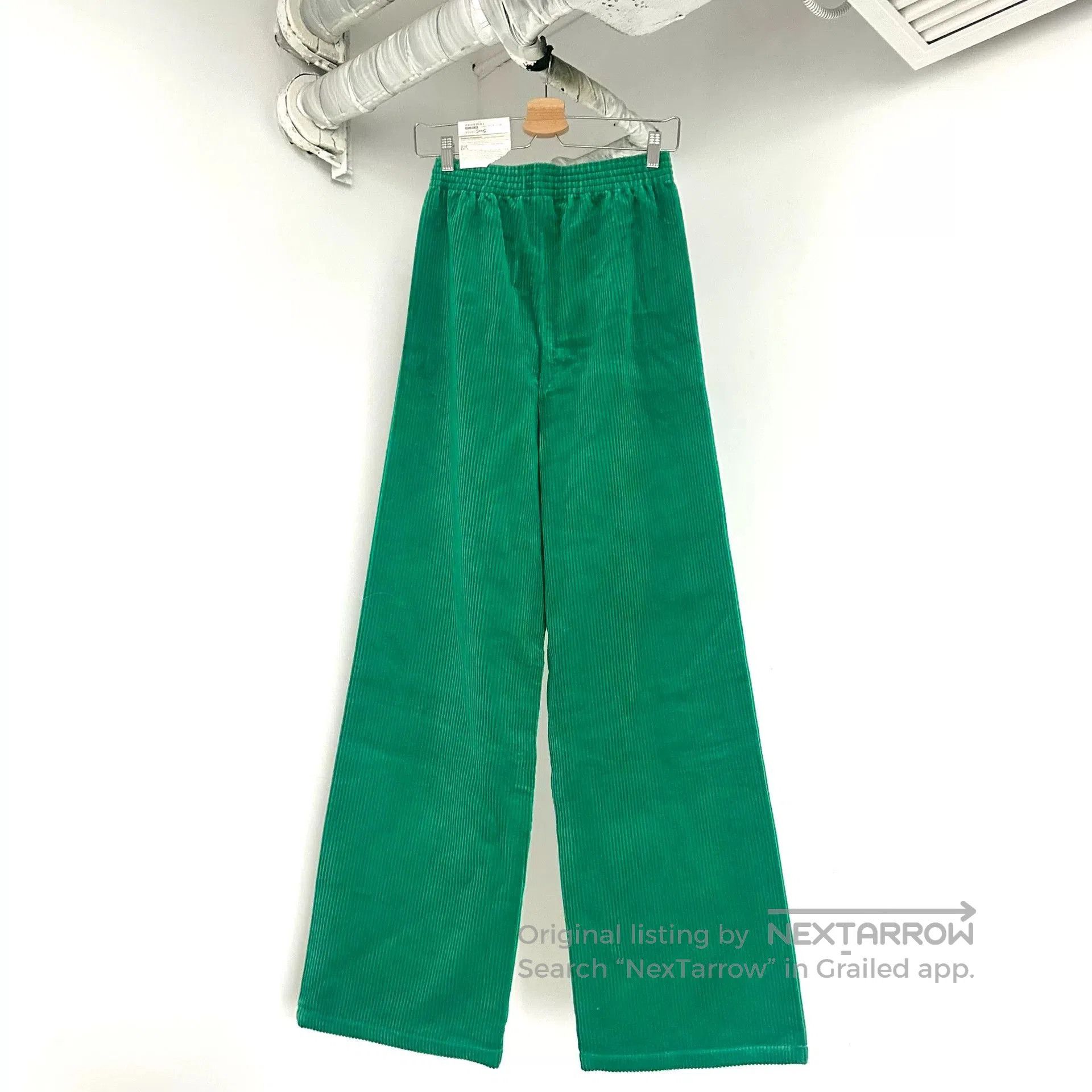 Raf Simons RAF SIMONS ARCHIVE REDUX Green Corduroy Pants. Size US 28 / EU 44 - 2 Thumbnail