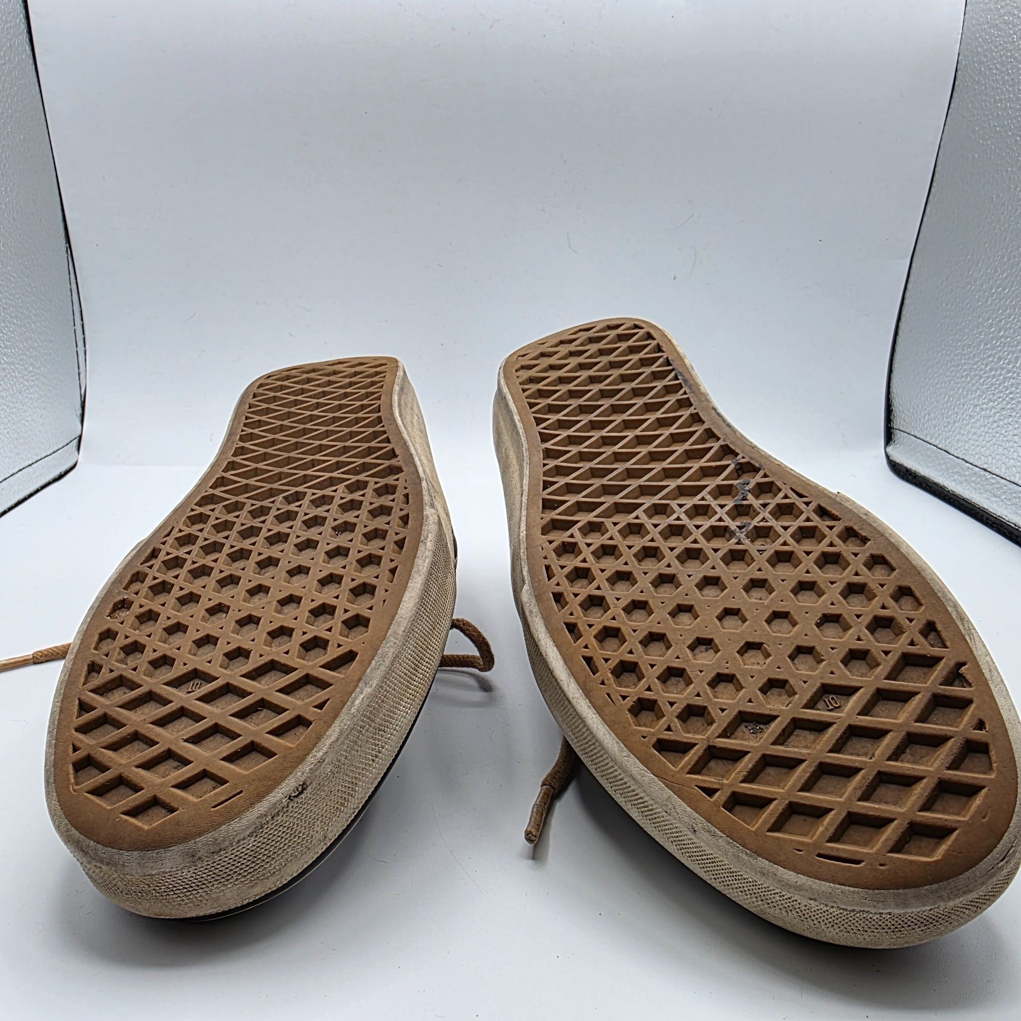 Vans Chukka Boot Womens Size 5.5 Rubber White Brown Sneaker