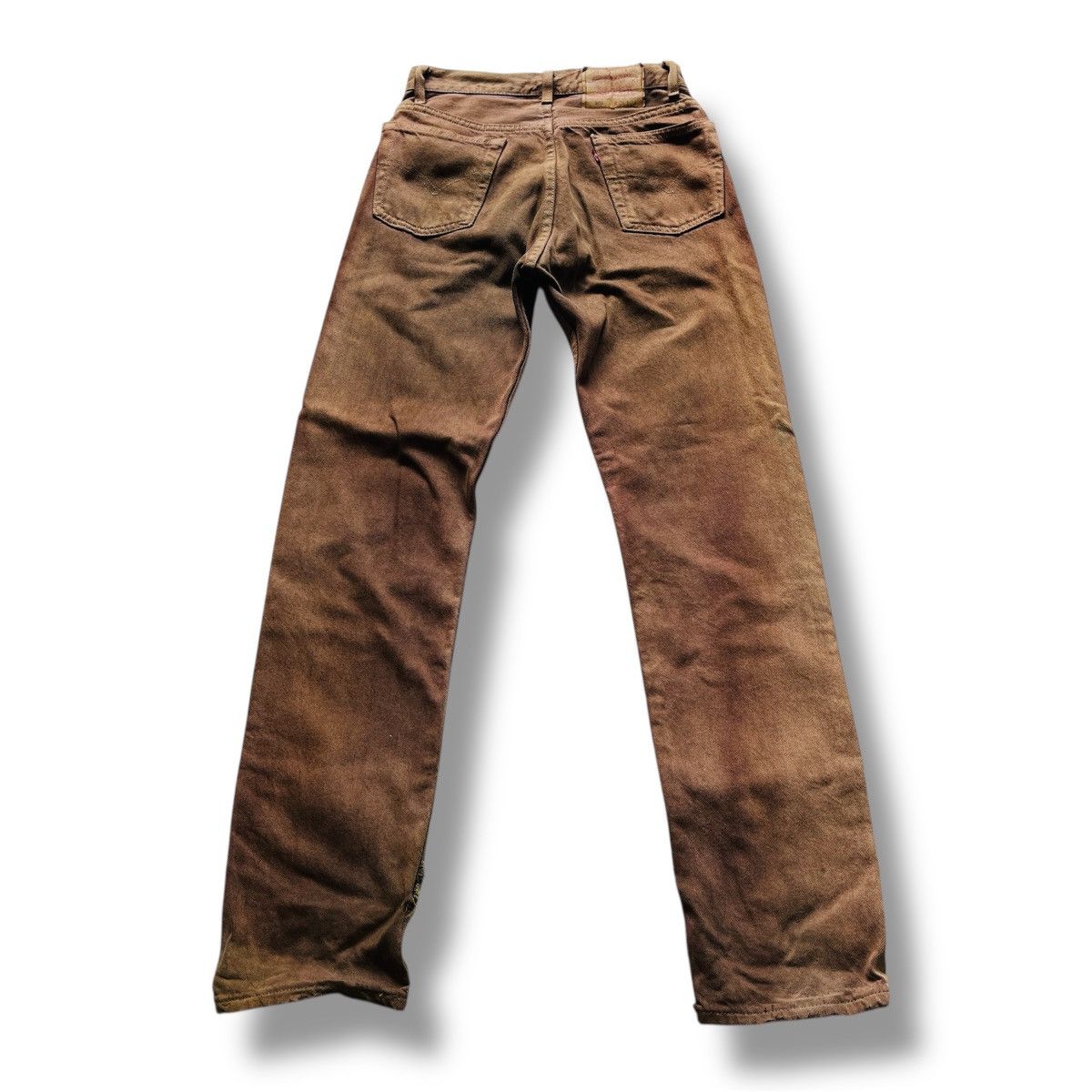 Levi's Vintage Clothing Distressed Vintage Levis 501 Buttonfly Faded Jeans Size US 29 - 2 Thumbnail