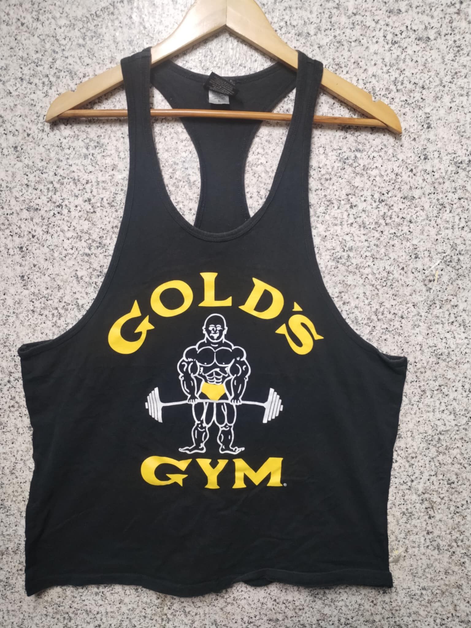Vintage Thrashed Sun Faded Golds Gym Distressed Grunge Band Size US L / EU 52-54 / 3 - 1 Thumbnail
