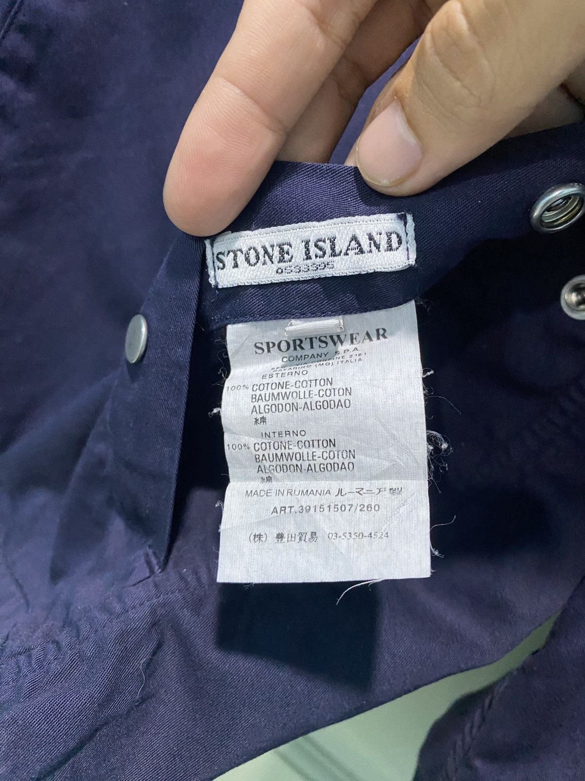 Stone Island Aw03 Stone Island Reversible Overshirt Size US L / EU 52-54 / 3 - 12 Thumbnail