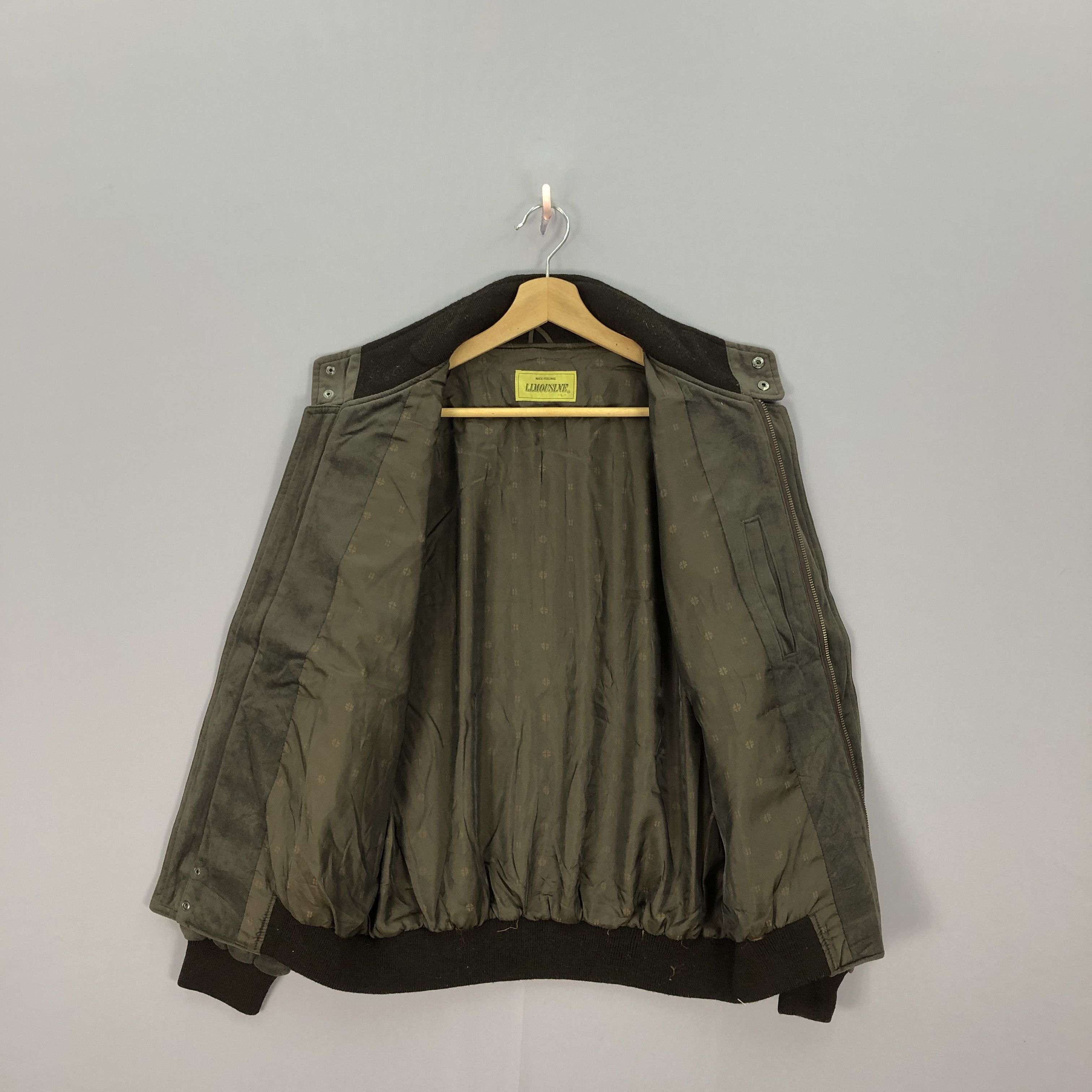 Japanese Brand × Vintage Vintage 80s Limousine Zipper Bomber Jackets Size L / US 10 / IT 46 - 5 Thumbnail