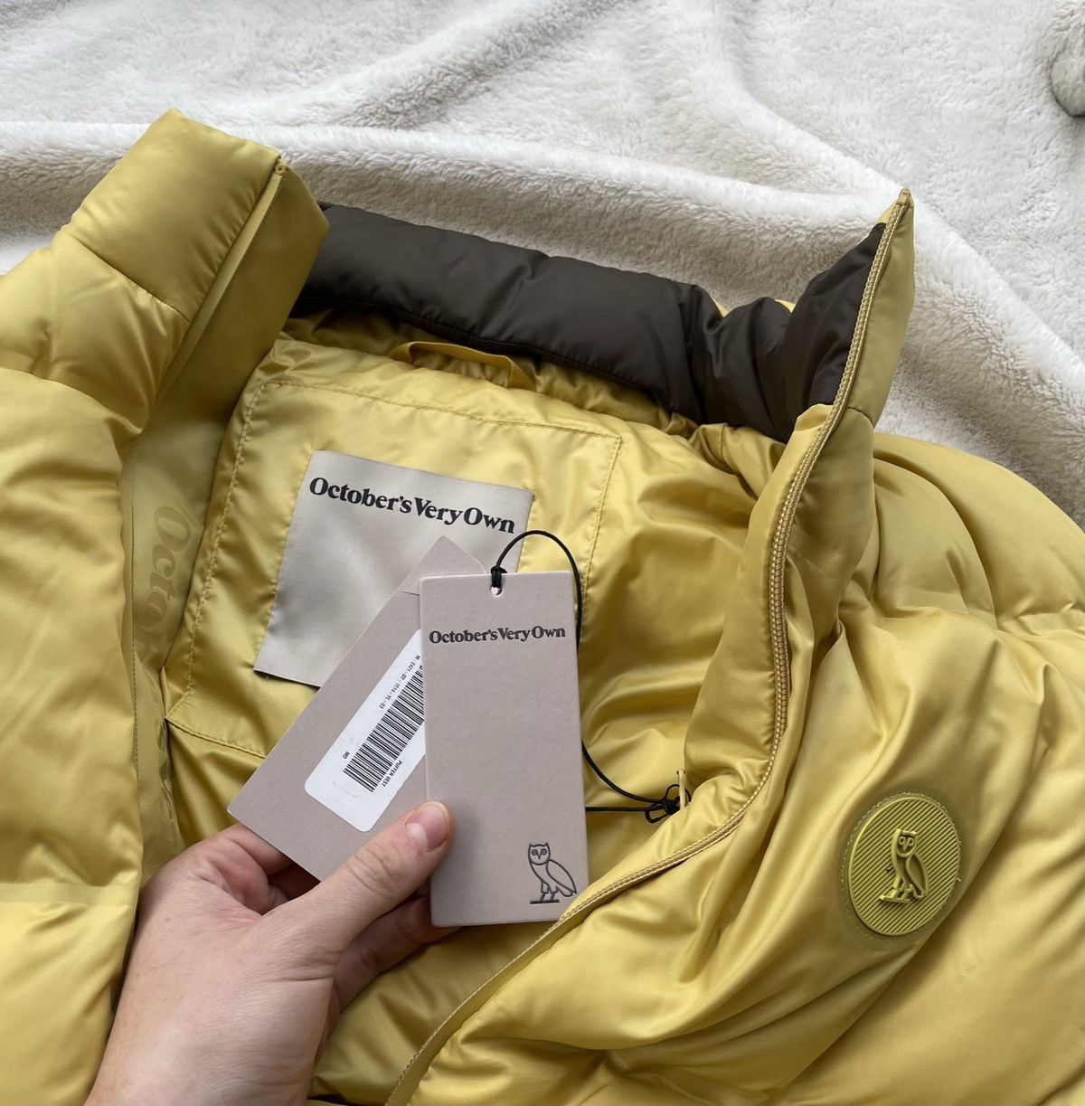 October's Very Own OVO Bounce Amber Yellow Down Vest - 3XL Size US XXL / EU 58 / 5 - 5 Thumbnail