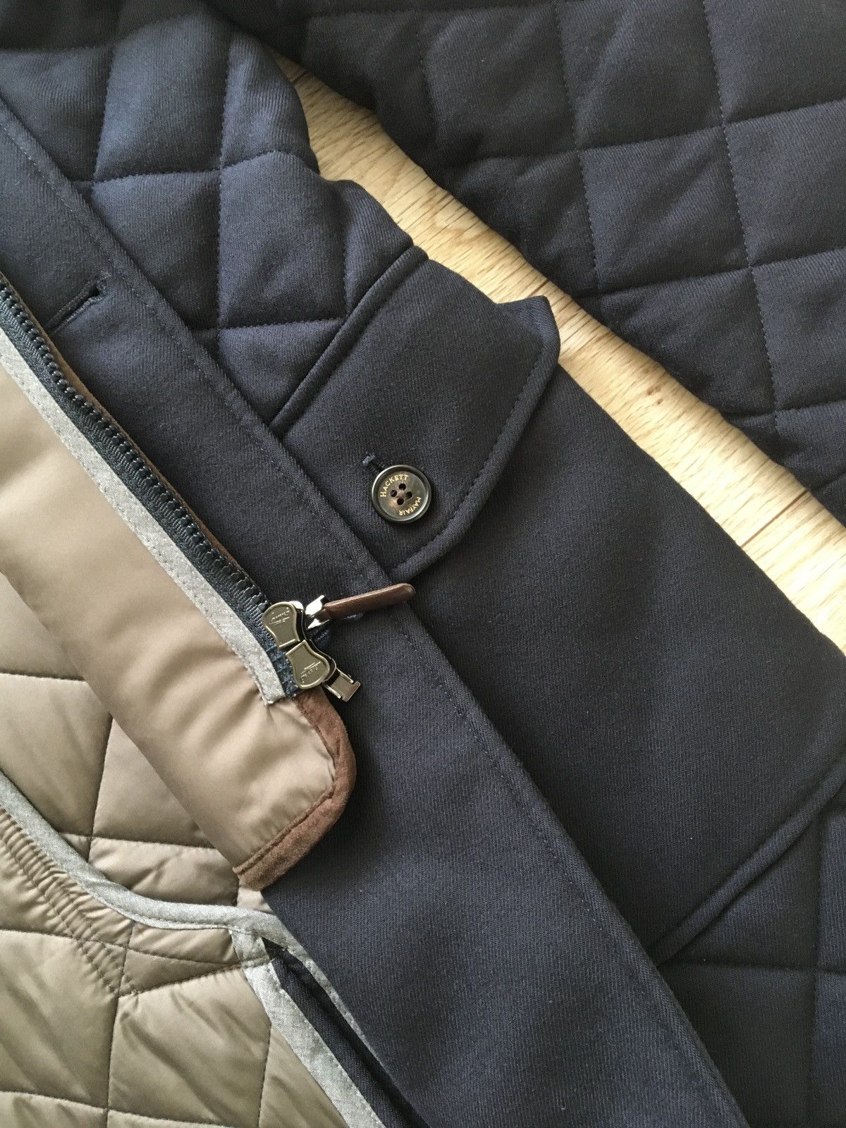 Hackett Hackett Mayfair London Bespoke Wool Padded Overcoat Size US S / EU 44-46 / 1 - 17 Thumbnail