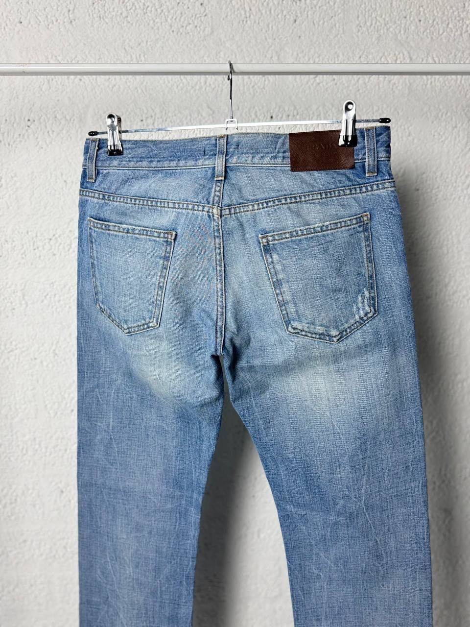 Prada Prada Blue Washed Denim Jeans Size US 31 - 13 Thumbnail