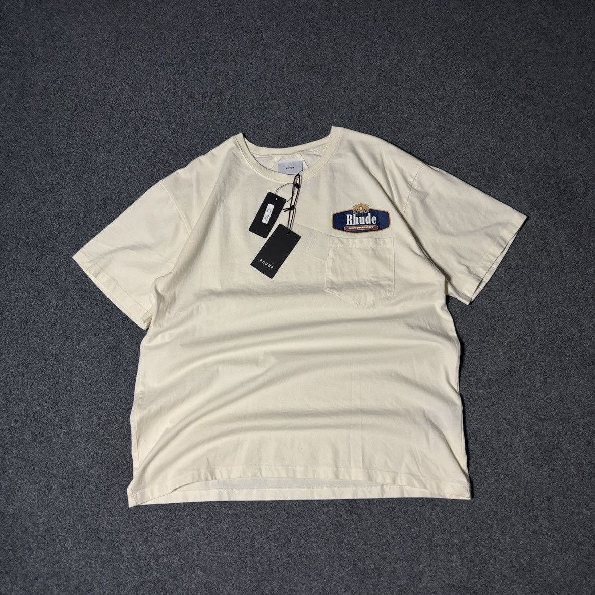 Rhude Rhude motorsport pocket tee Size US M / EU 48-50 / 2 - 1 Thumbnail
