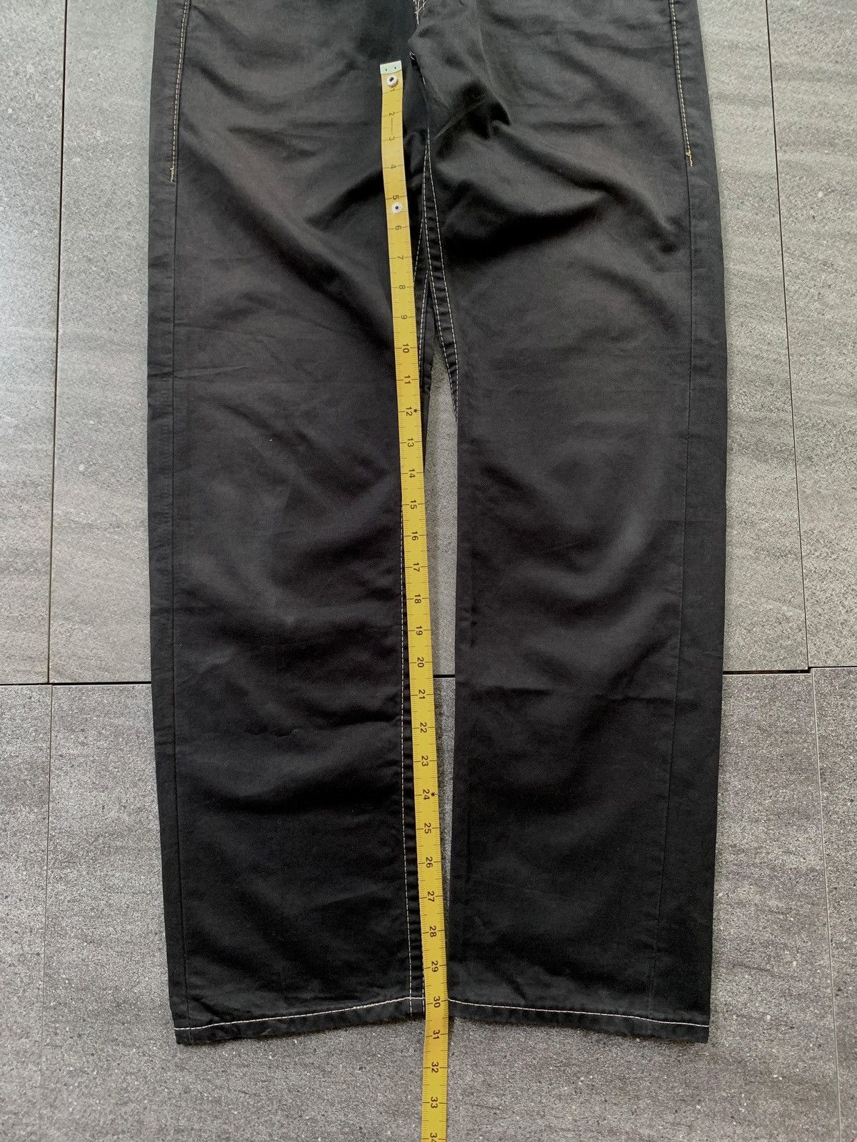Junya Watanabe × Levi's FREE TAX! Contrast Stitching Straight Denim Jeans Size US 31 - 18 Thumbnail