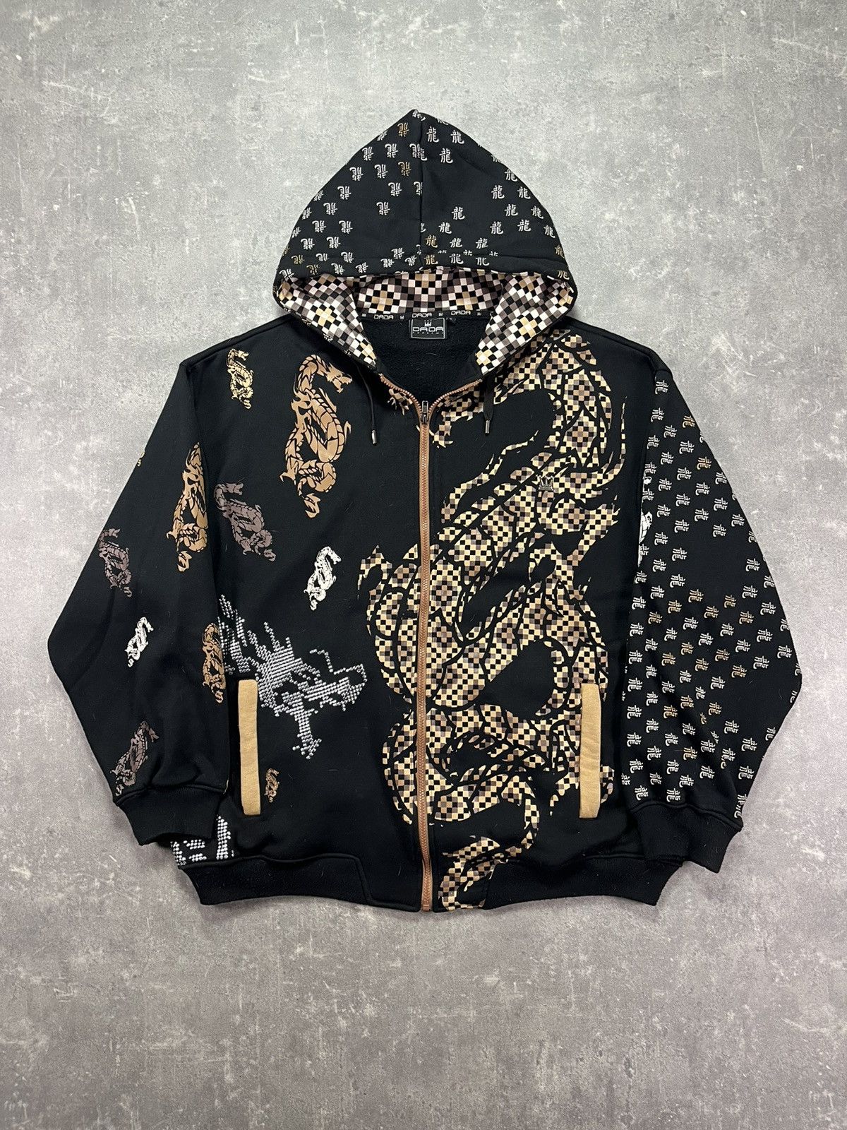Damani Dada Dada Supreme Dragon Japanese Themes AOP Baggy Zip Hoodie XL Size US XL / EU 56 / 4 - 1 Thumbnail