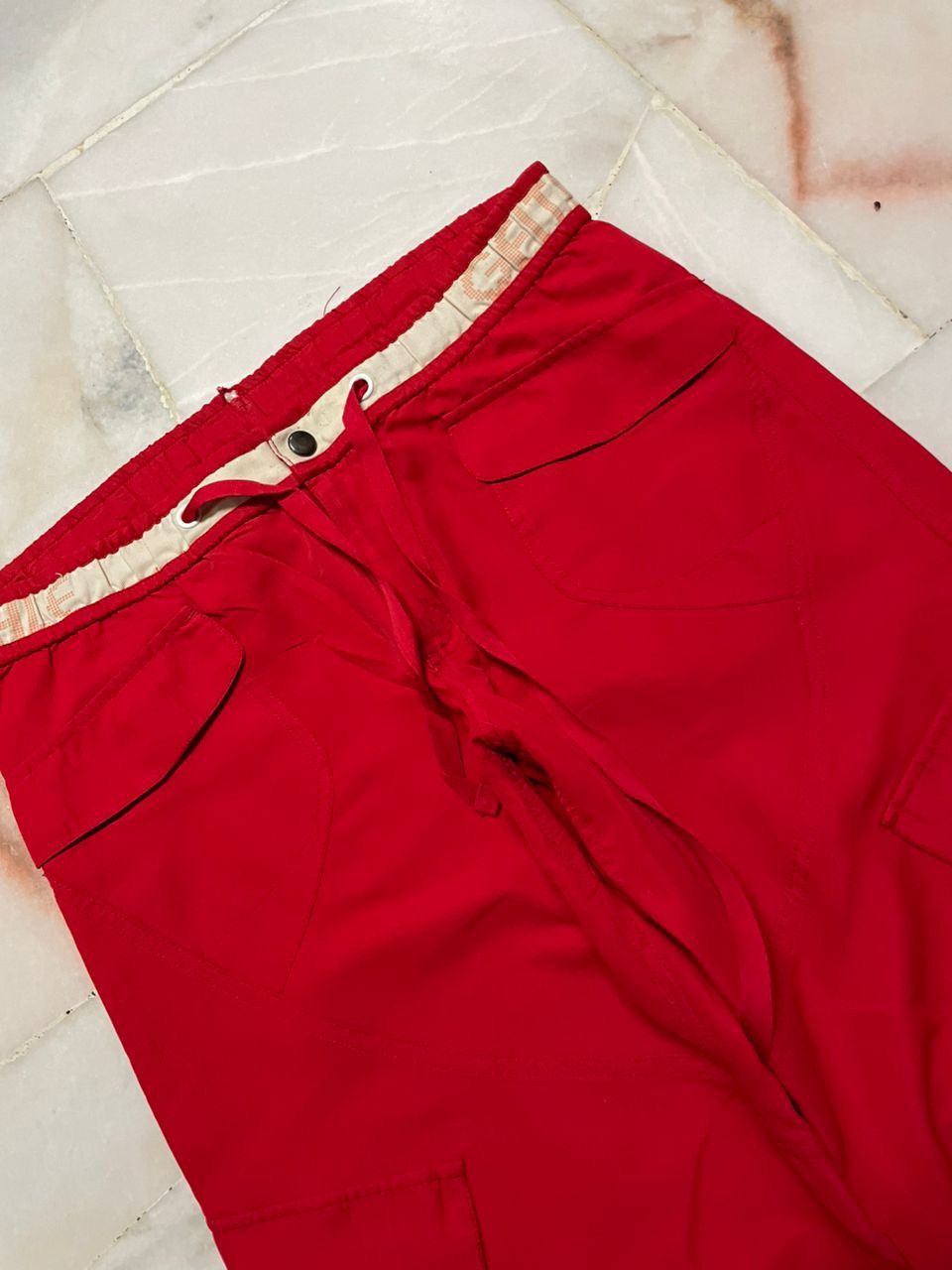 Japanese Brand BA PRO U.S.A PARACHUTE NYLON CARGO RED PUNK COLOR Size US 30 / EU 46 - 4 Thumbnail