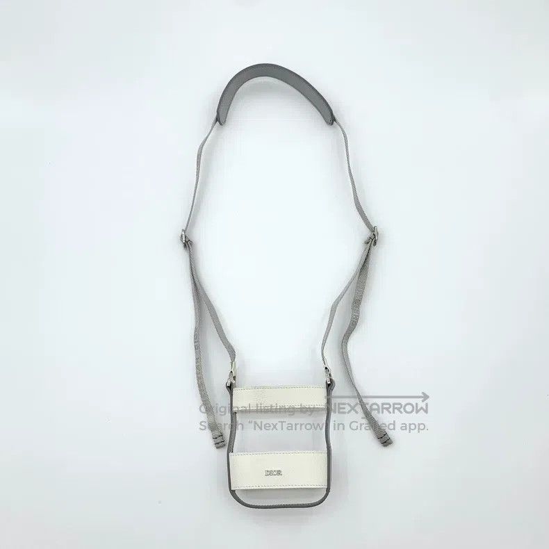 Dior White logo letter cross-body thermos cup cover