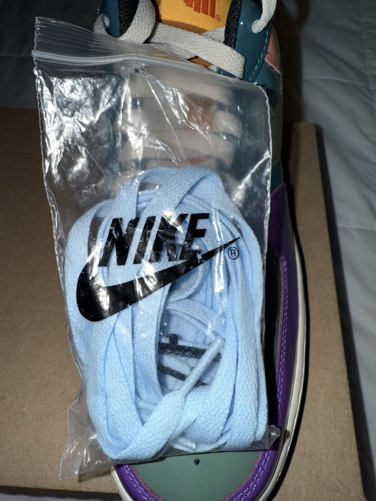 Nike × Undefeated Nike Undefeated Air Force 1 SP Celestine Blue, NEW! 9 men’s Size US 9 / EU 42 - 9 Thumbnail