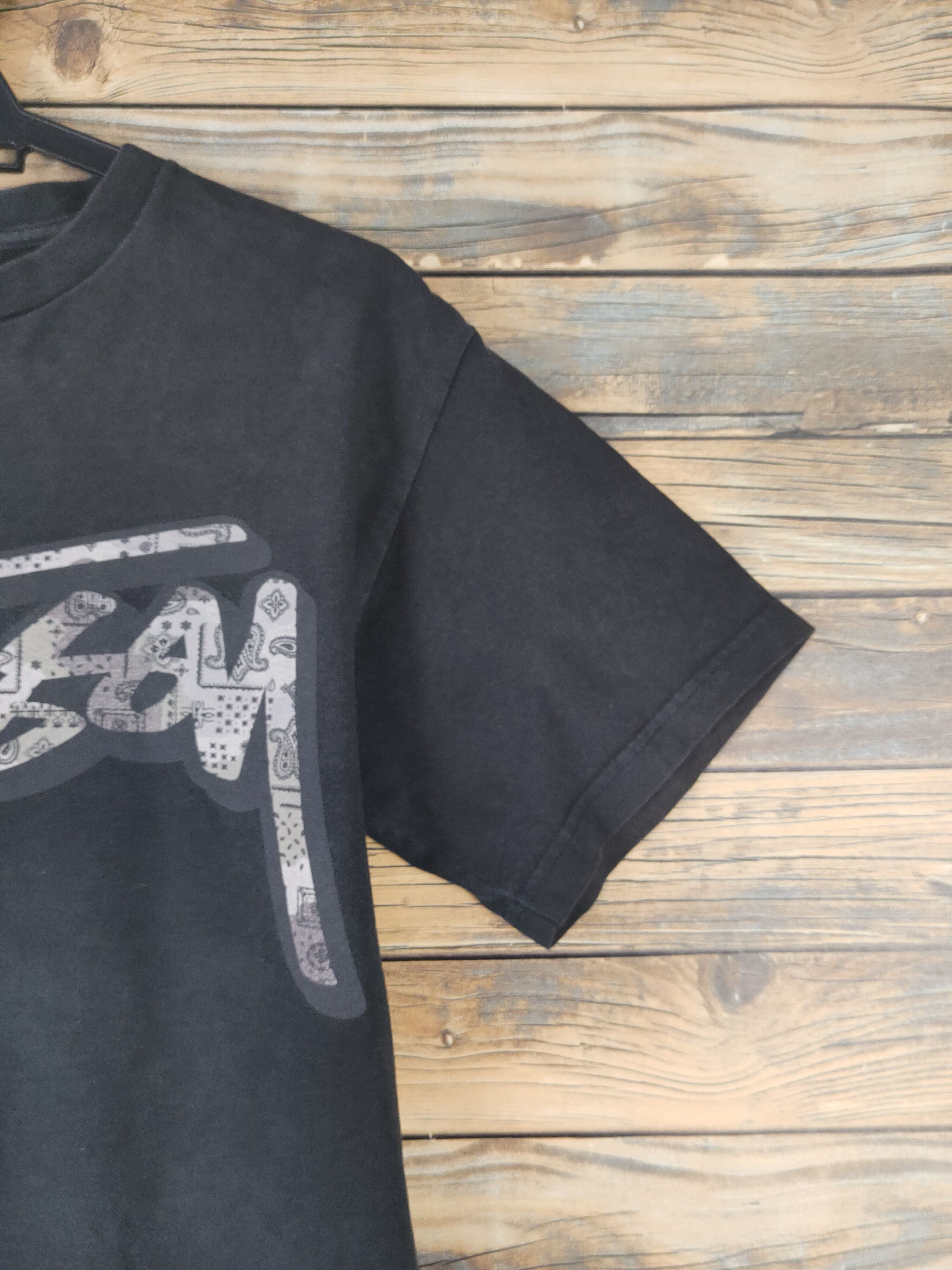 Stussy DL Stussy Black Faded vintage Short Sleeve T-shirt #1629 Size US M / EU 48-50 / 2 - 7 Thumbnail