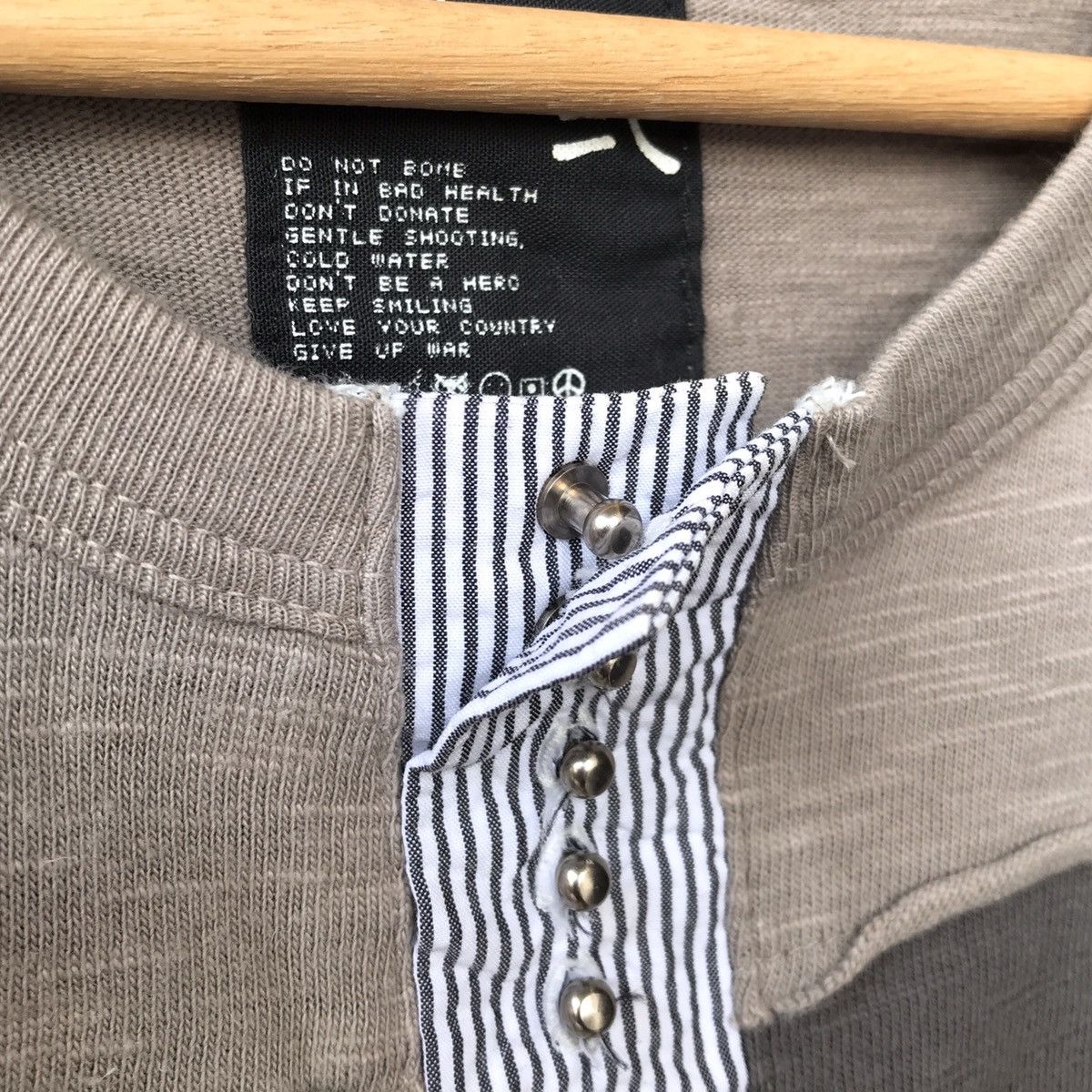 Japanese Brand × PPFM Peyton Place For Men PPFM Japan Slubby Border Ter Size US M / EU 48-50 / 2 - 6 Thumbnail