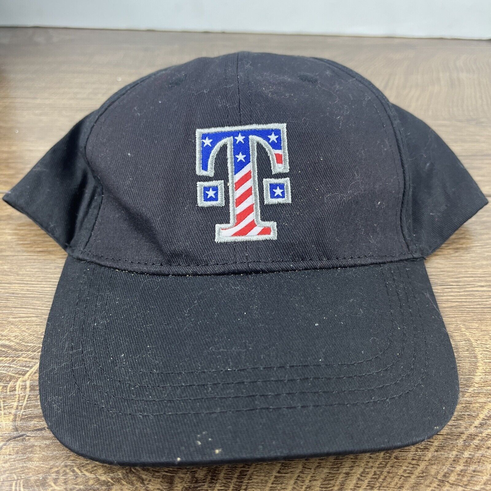 Other Texas Rangers Hat Rangers Baseball Black Hat Adjustable Adul Size ONE SIZE - 3 Thumbnail
