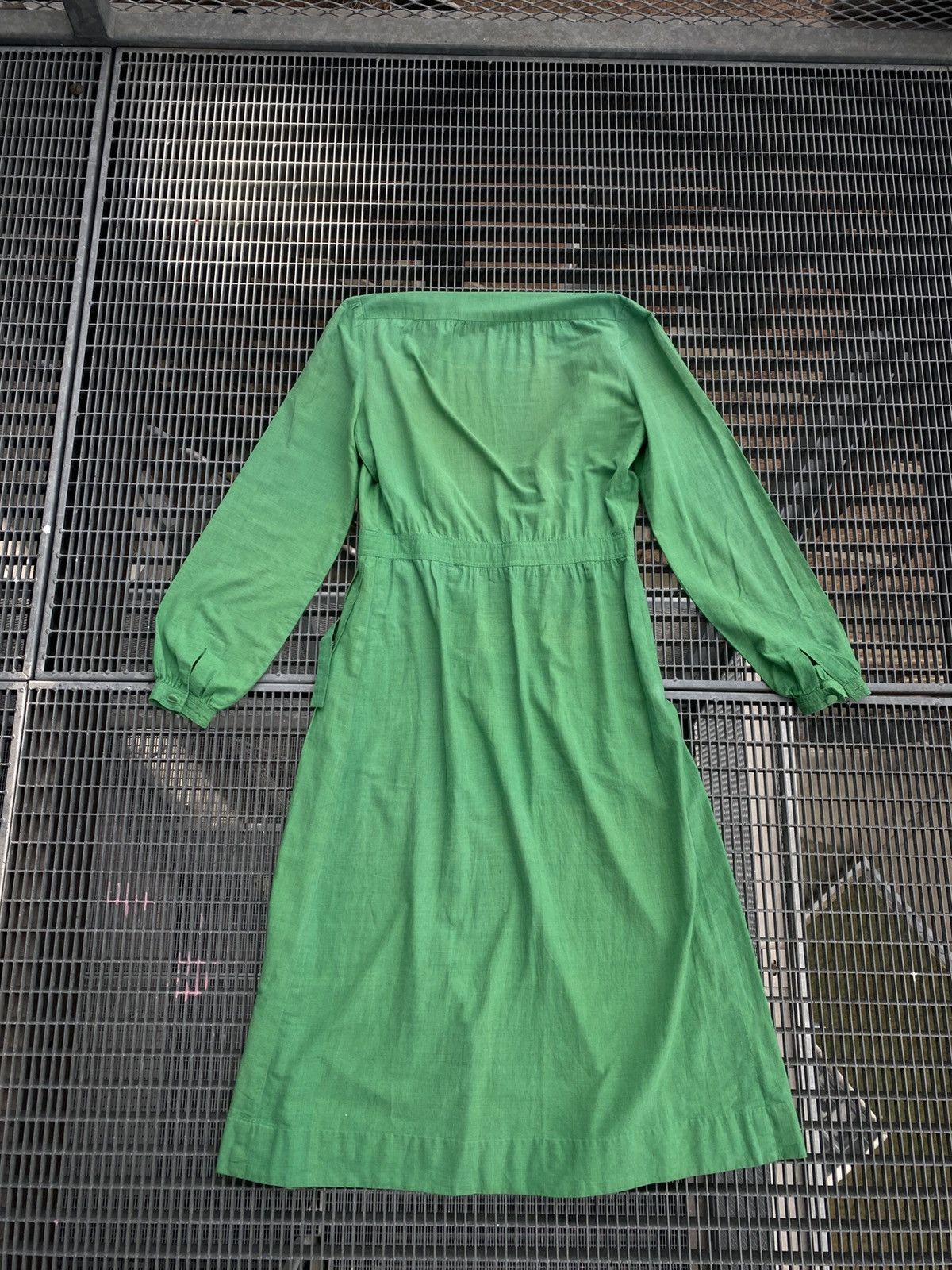 Christian Dior Monsieur Vintage 80s Christian Dior London CD Logo Cotton Dress Size M / US 6-8 / IT 42-44 - 20 Thumbnail