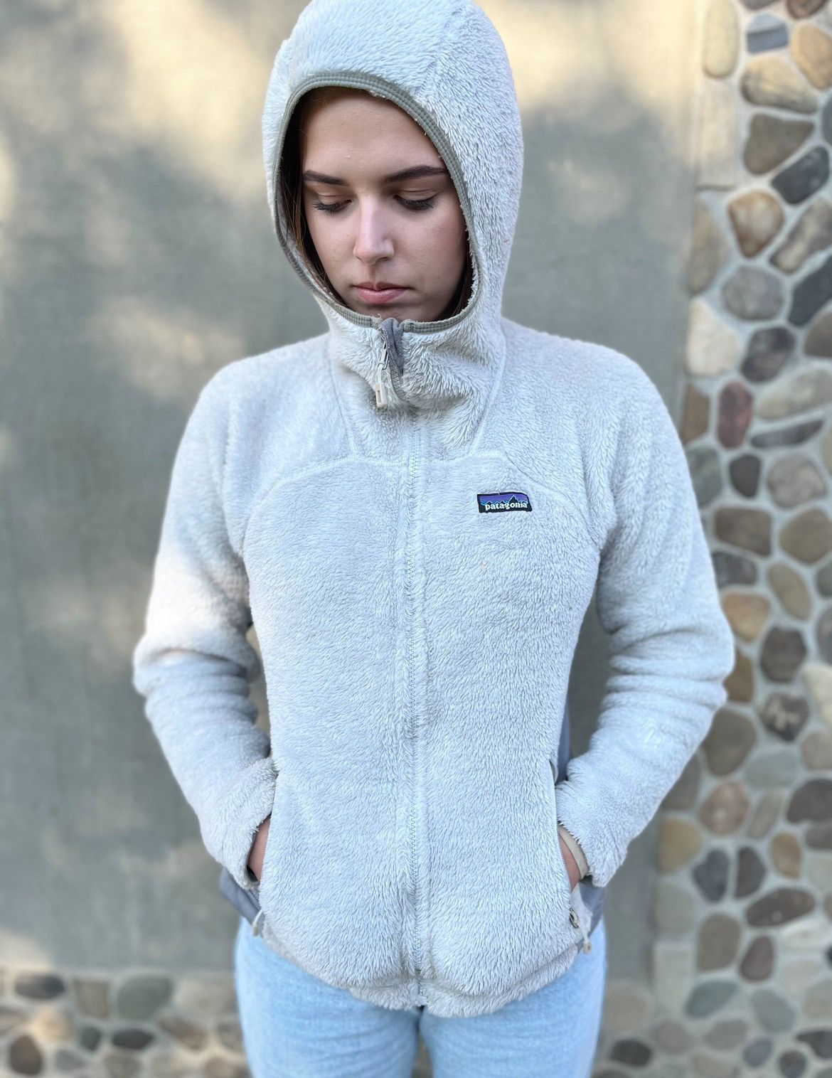 Patagonia Patagonia Women Fleece Polartec Hoodie Jacket Teddy Sherpa Size XS / US 0-2 / IT 36-38 - 1 Thumbnail