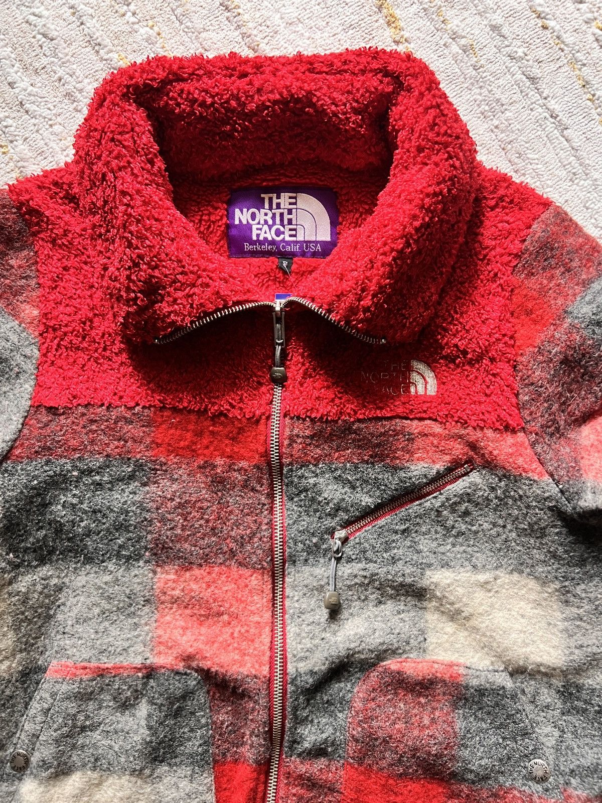 The North Face × Vintage Vintage The North Face Checked Wool Jacket Size US S / EU 44-46 / 1 - 4 Thumbnail