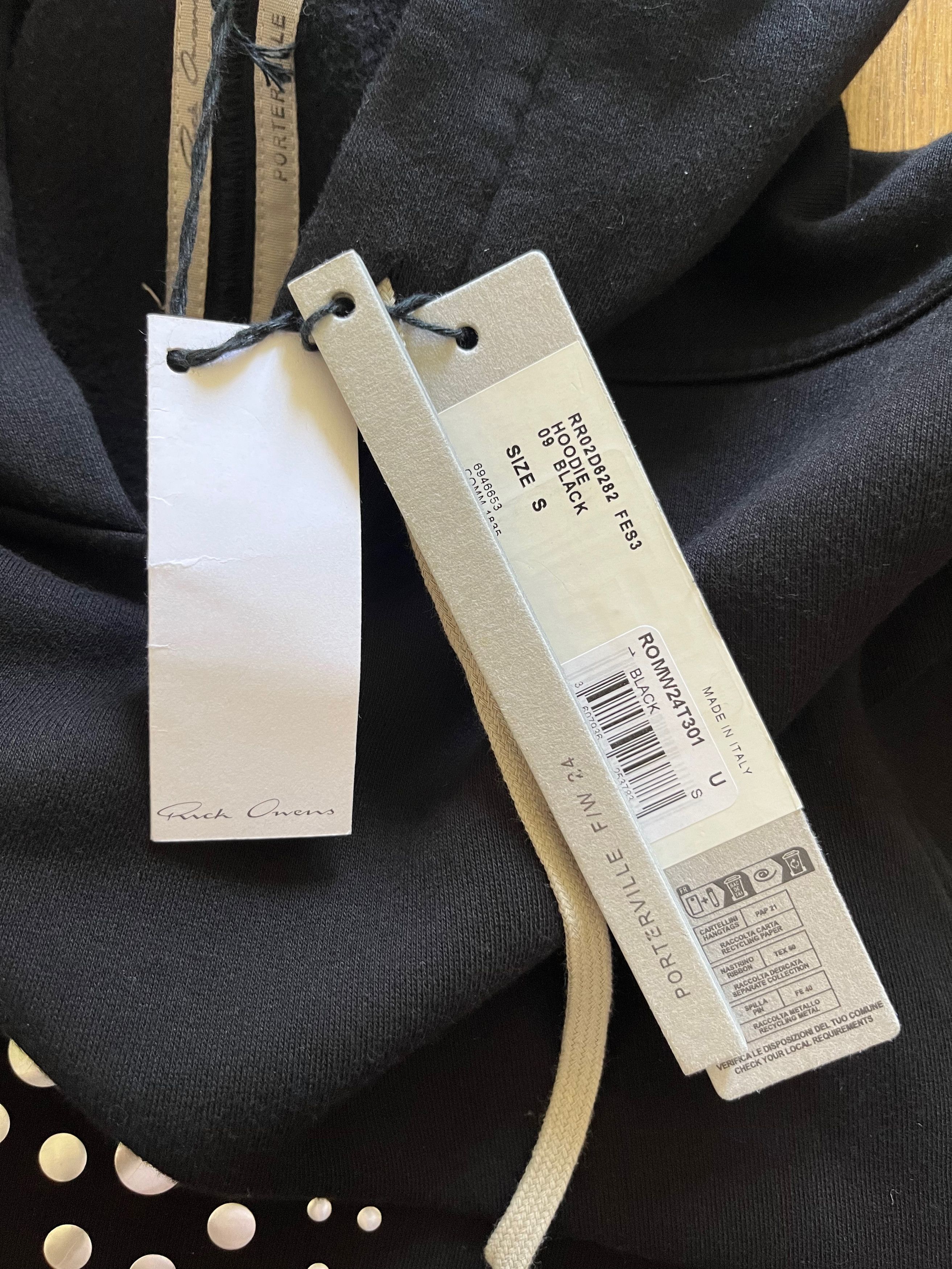 Rick Owens Rick Owens FW24 Porterville studded hoodie Size US S / EU 44-46 / 1 - 6 Thumbnail