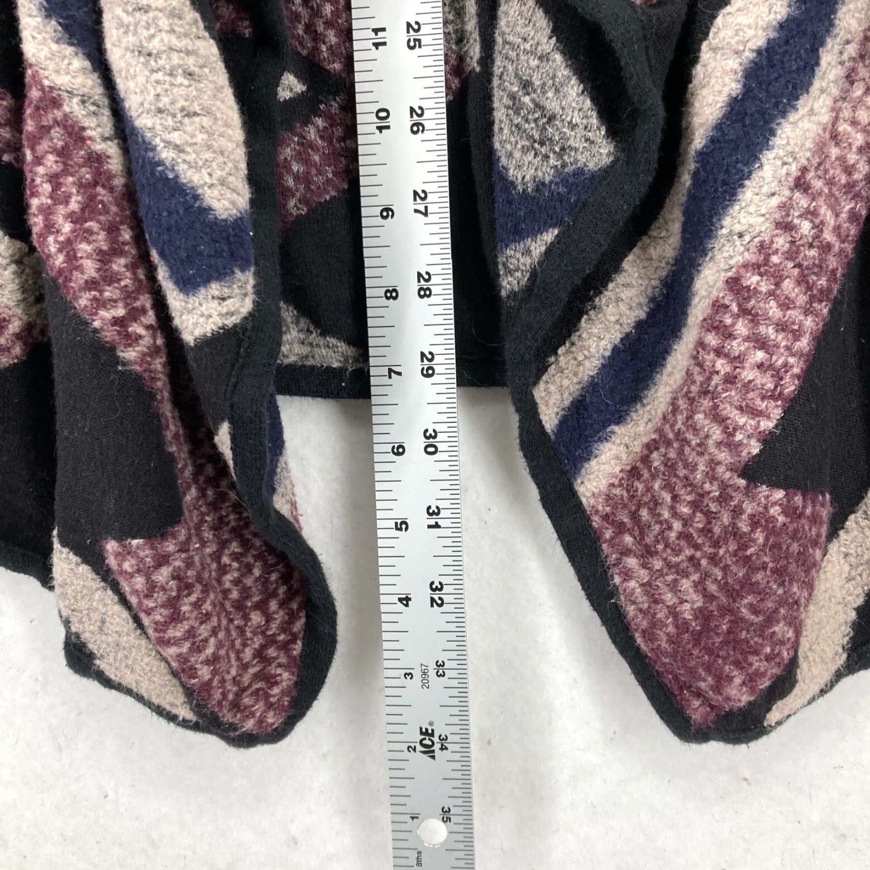 Lucky Brand Lucky Brand Cardigan Open Front Sweater Women's Plus 2X Red Aztec Western Size XXL / US 16-18 / IT 52-54 - 6 Thumbnail