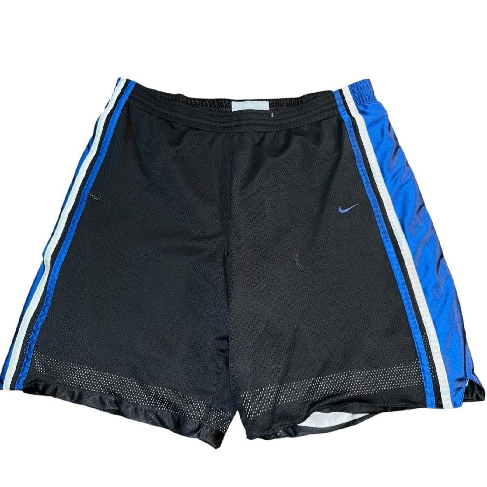 Nike Rare VTG Nike Mens Basketball Dazzle Shorts Shiny Blue Sz XL Size US 36 / EU 52 - 1 Thumbnail