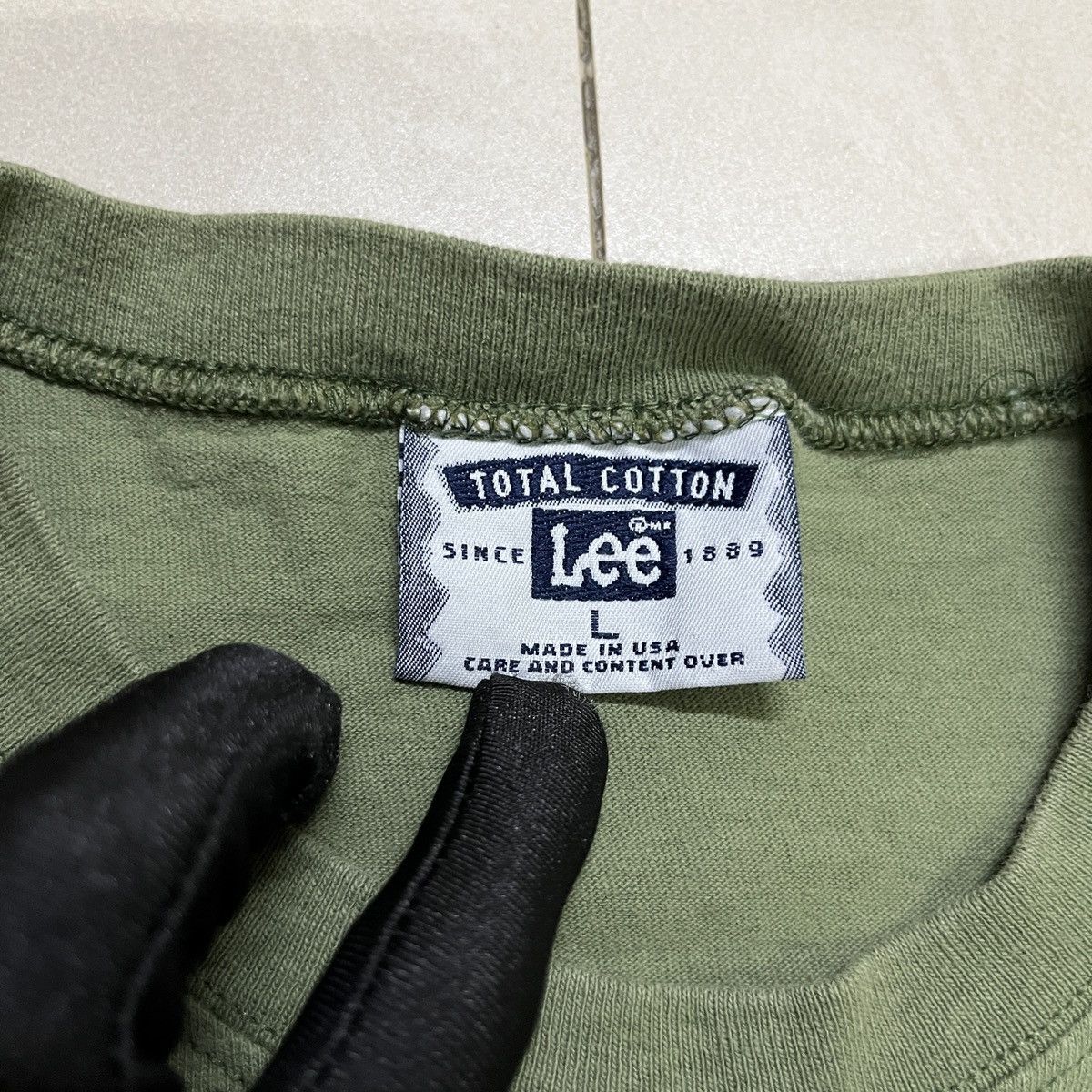 Lee × Vintage Vintage Lee Plain T Shirt Size US M / EU 48-50 / 2 - 3 Thumbnail