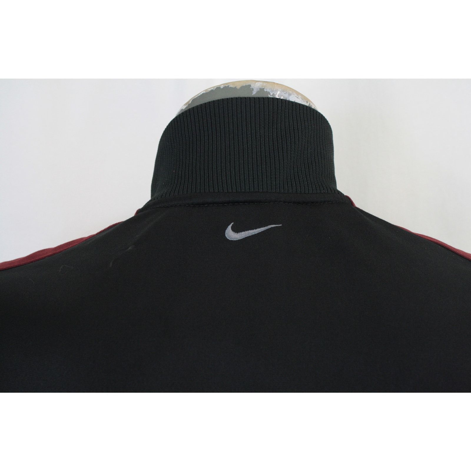 Nike × Vintage Vintage Y2K Nike Varsity Spell Out Black Track Jacket Size US L / EU 52-54 / 3 - 7 Thumbnail