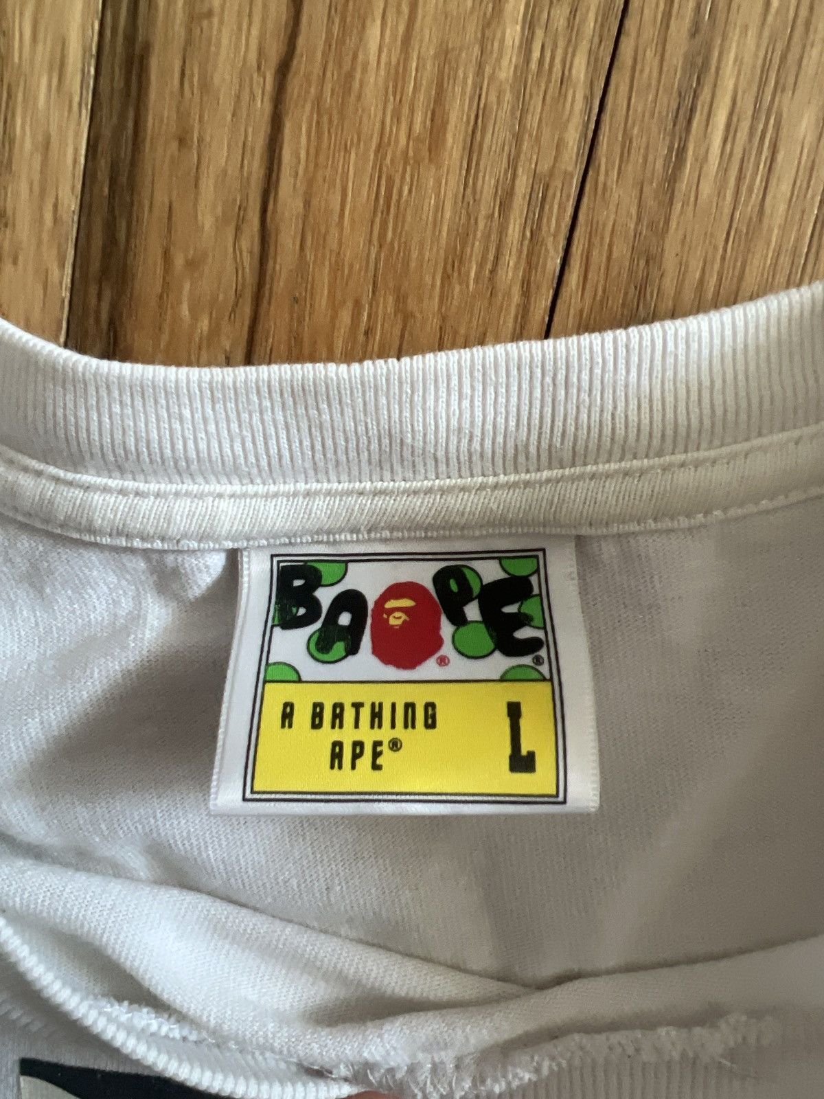 Bape Bape Camo Logo Tee Size US L / EU 52-54 / 3 - 2 Thumbnail