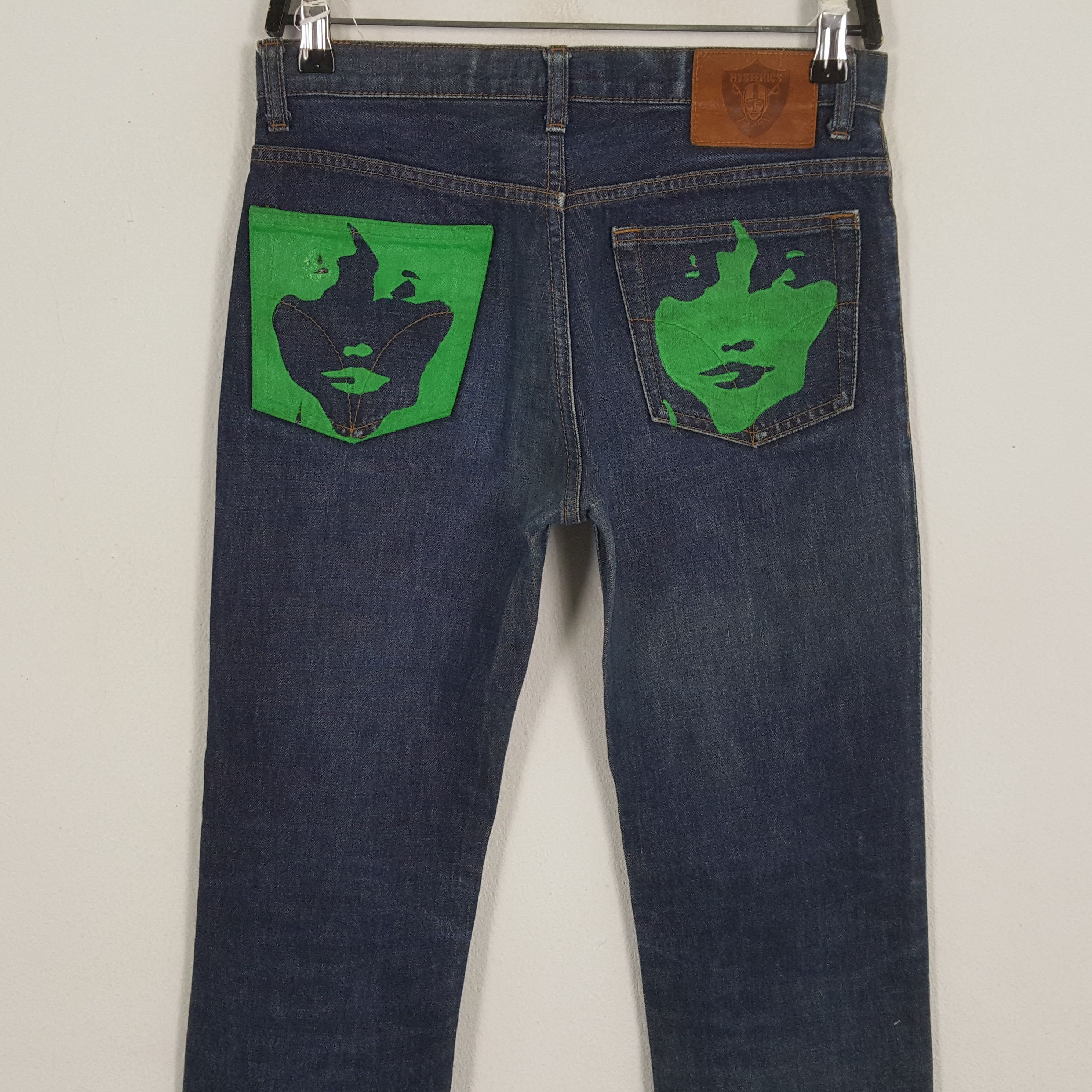 Hysteric Glamour × Japanese Brand × Vintage HYSTERIC GLAMOUR Japanese Brand Streetwear Custom Art Jeans Size US 28 / EU 44 - 2 Thumbnail