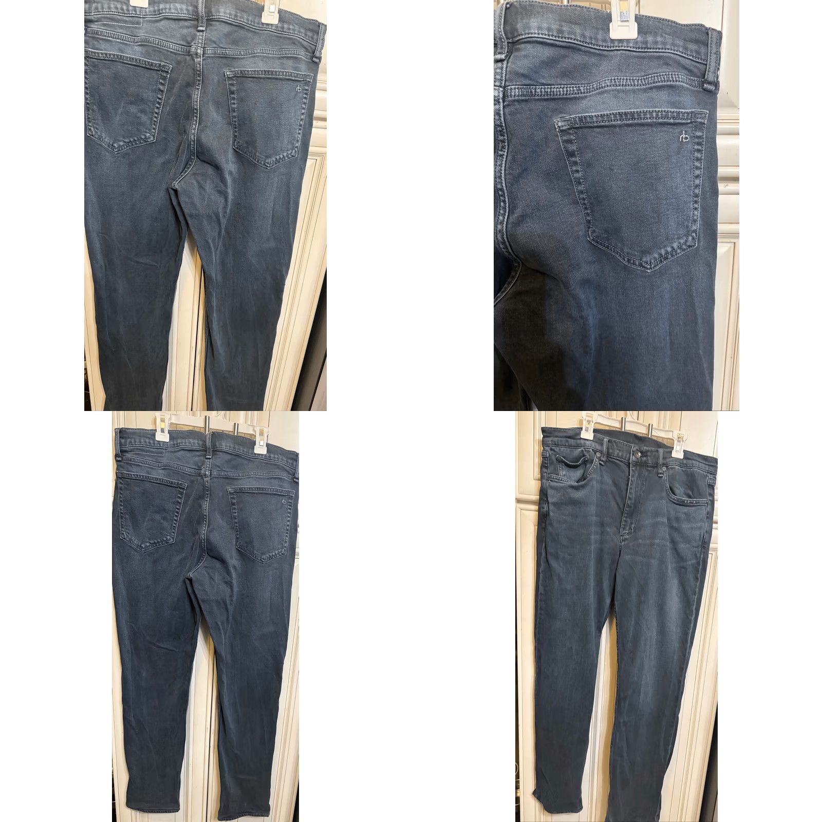 Rag & Bone Rag & Bone Jeans Men Stretch Cotton Blend Slim Straight Denim Blue 34 Size US 34 / EU 50 - 9 Thumbnail