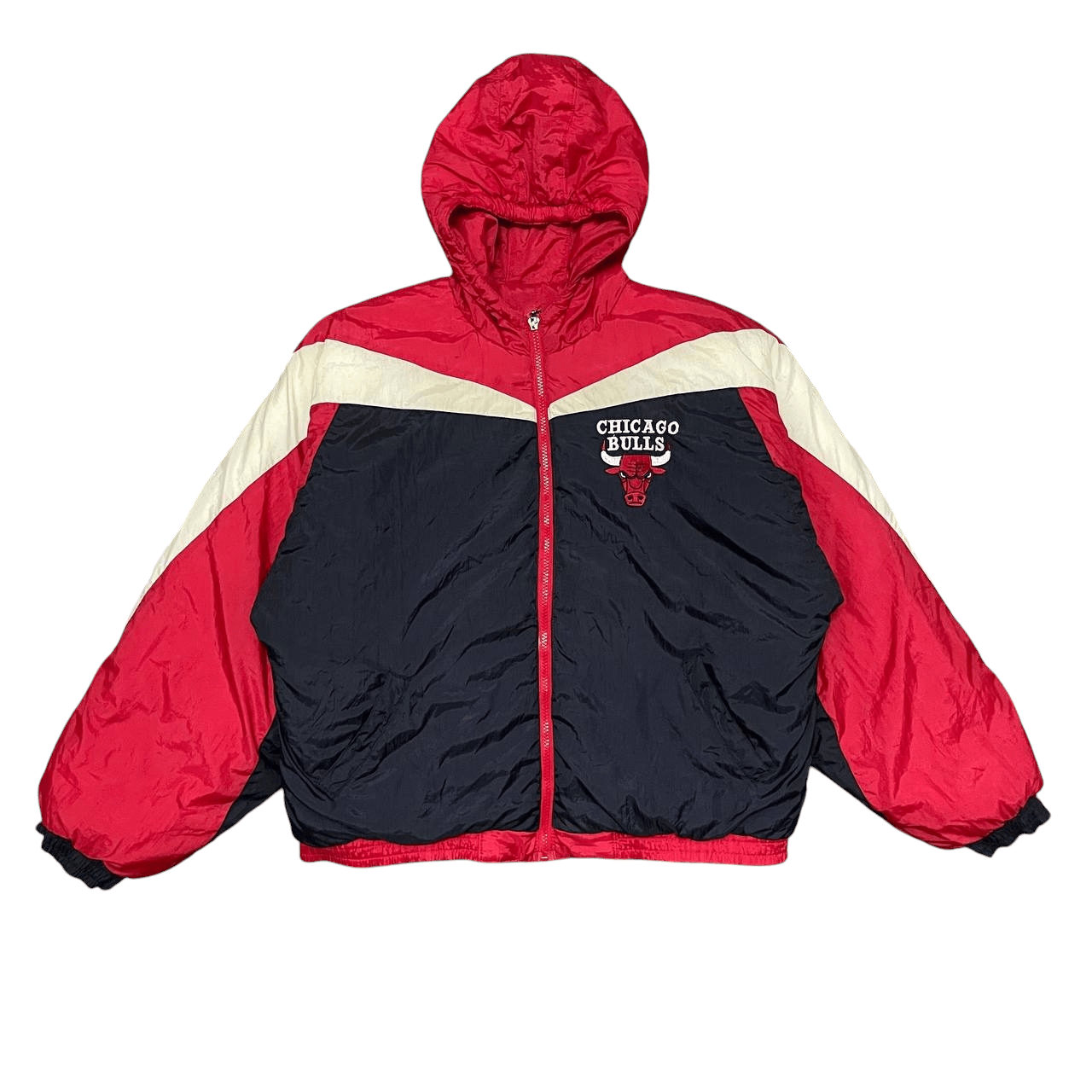 NBA Vintage Chicago Bulls Puffer Jacket Reversible NBA Team Size US L / EU 52-54 / 3 - 1 Thumbnail