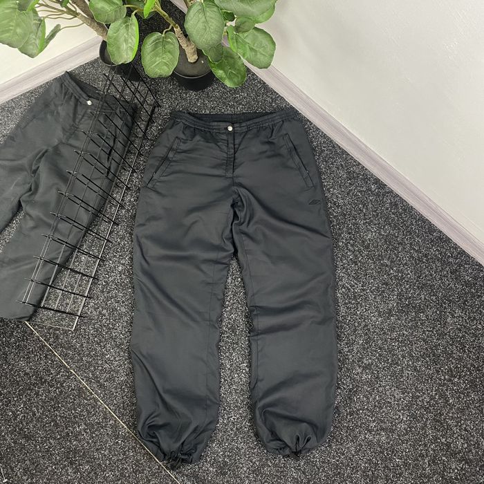 Vintage Nylon Sweatpants Umbro Vintage Black Drill Y2k Style Pants