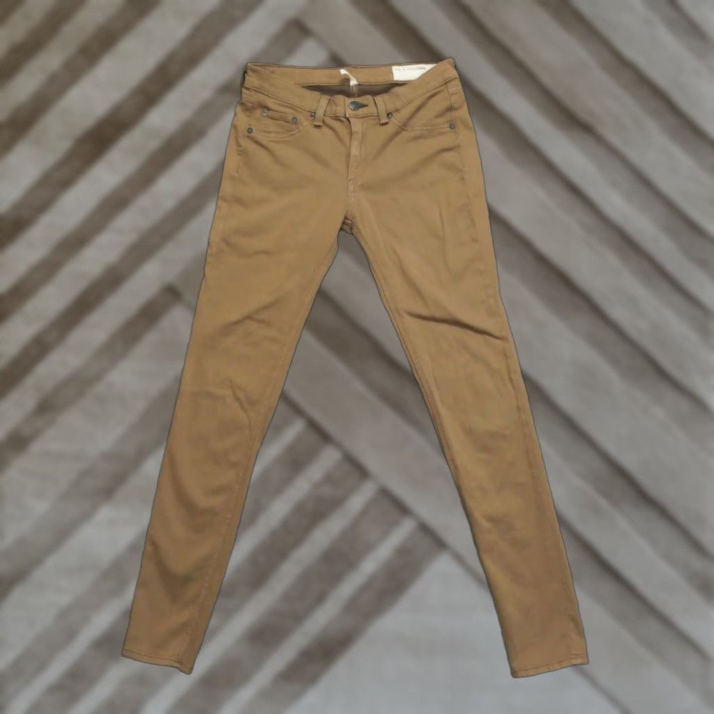 Rag & Bone Rag & Bone Pants Womens 27 Brown Leggings Slim Cropped 30in Inseam Womens Size 27" / US 4 / IT 40 - 1 Thumbnail
