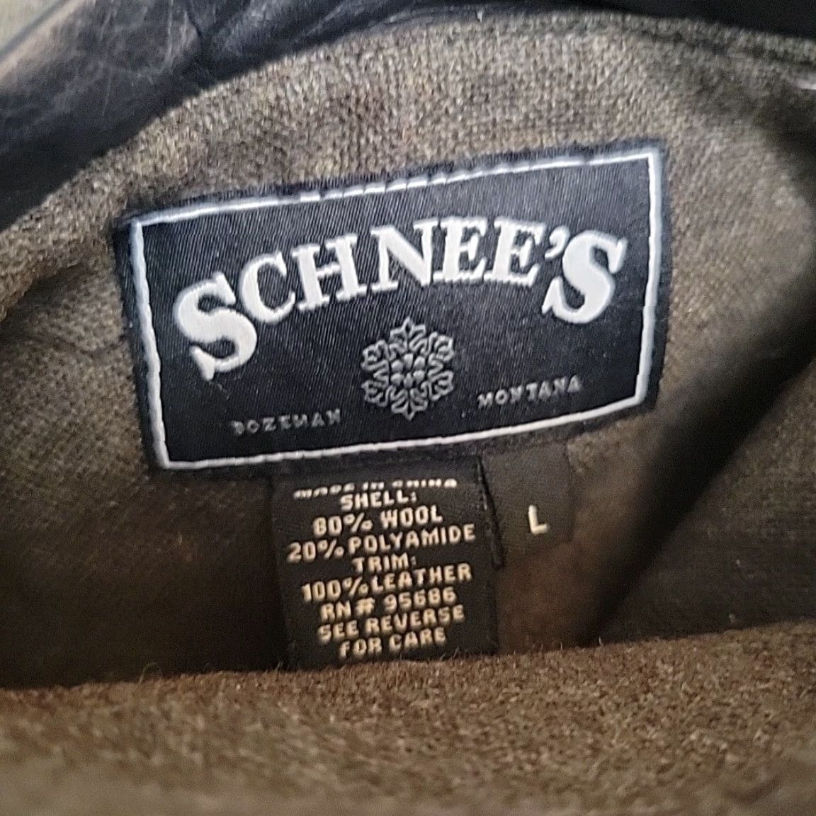Vintage VINTAGE Schnee's Vest Mens L Black Wool Reversible Bozeman Montana Western Full Zip Size US L / EU 52-54 / 3 - 5 Thumbnail