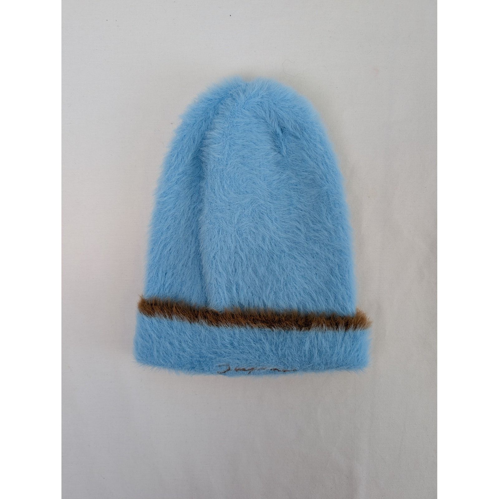 Jacquemus o1rshd1 Size: OS/ LE Bonnet Neve Beanie Cap / Hat Light Blue Size ONE SIZE - 1 Thumbnail