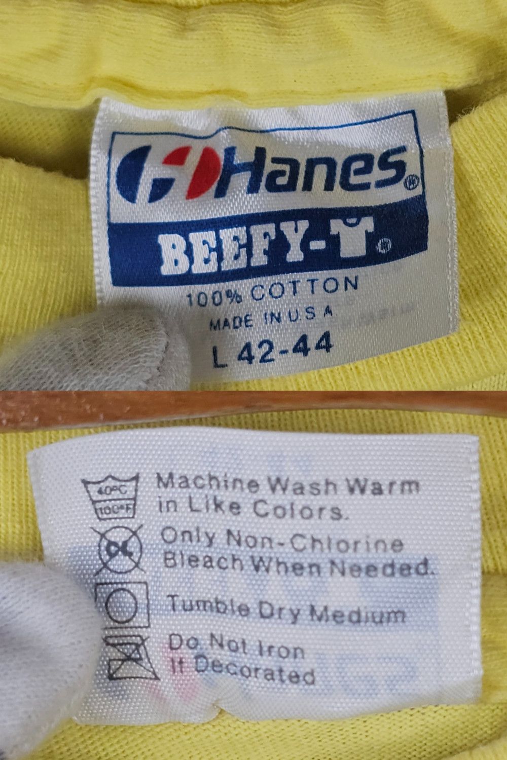 Harley Davidson 1990 Harley-Davidson Rendezvous Tee - Hanes Beefy-T USA Size US L / EU 52-54 / 3 - 3 Thumbnail