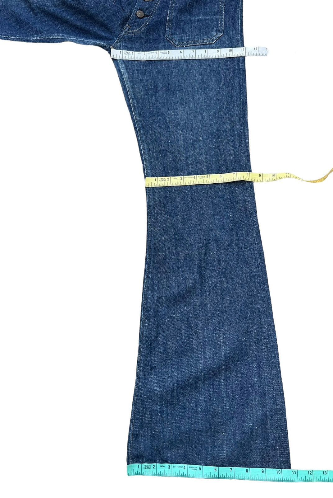 Edwin Vintage 70s Edwin Light Denim Super Flare Jeans Size US 30 / EU 46 - 4 Thumbnail