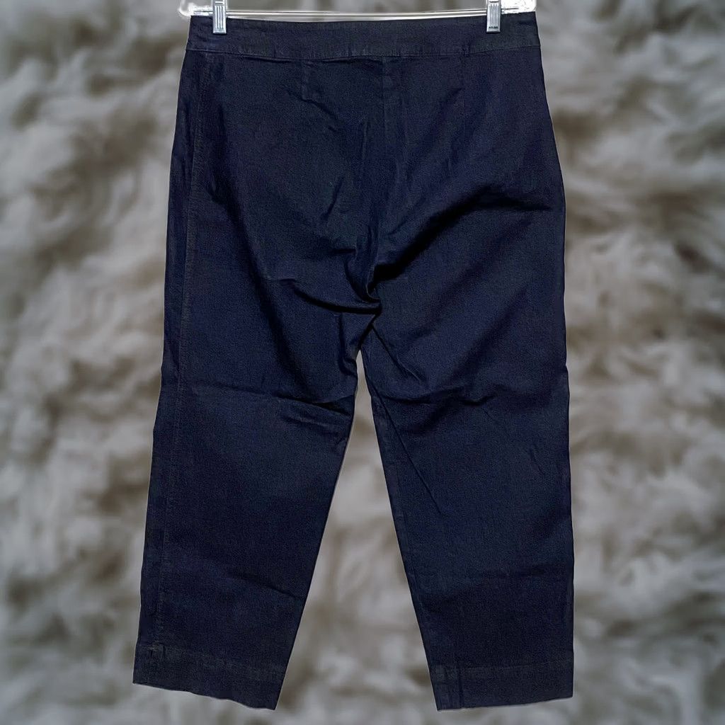 Eileen Fisher Eileen Fisher Denim Capri Pants Dress Womens S Classic Minimalist Old Money USA Size 28" / US 6 / IT 42 - 1 Thumbnail