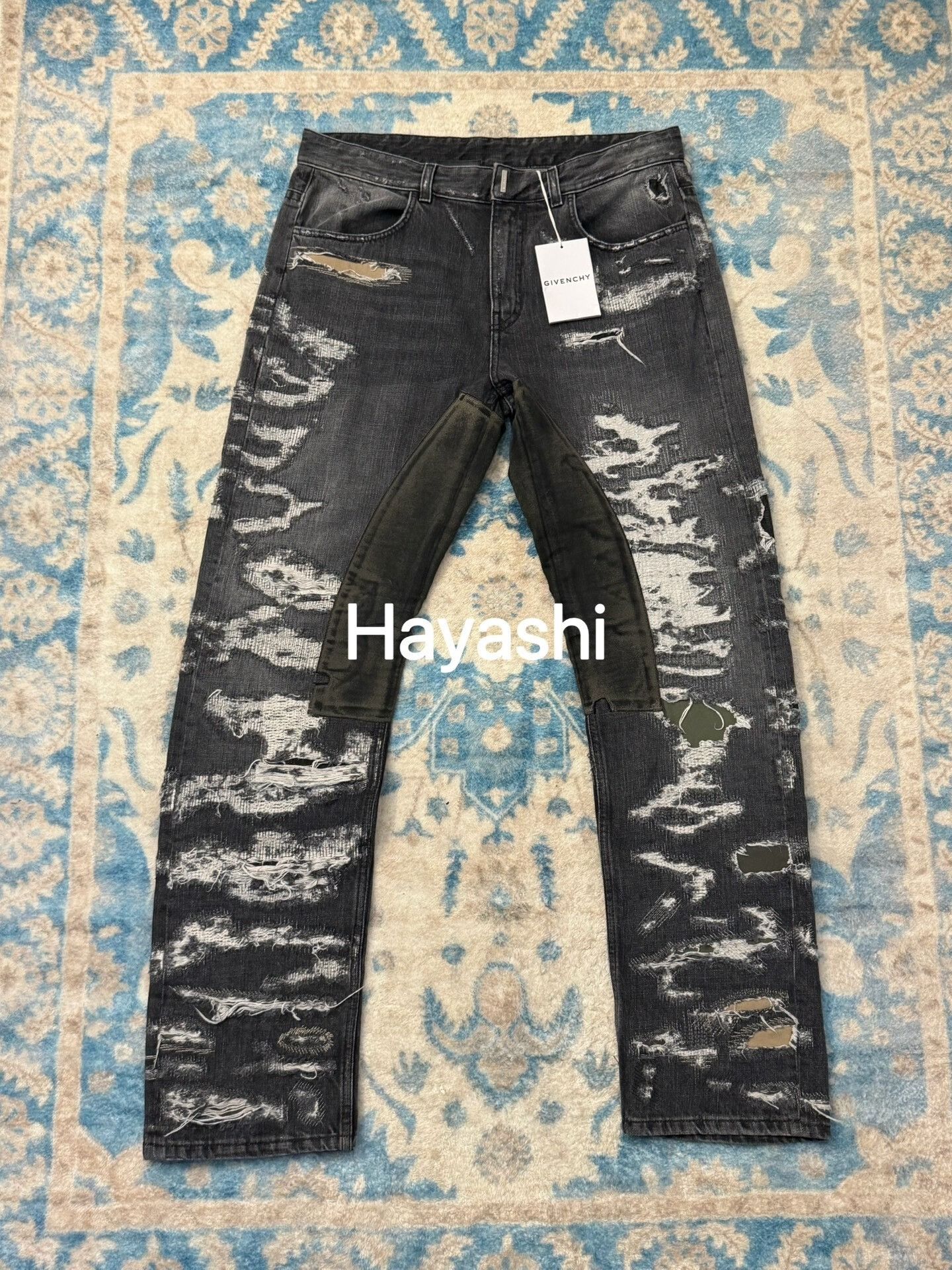 Givenchy Boro Destroyed denim jeans | Grailed