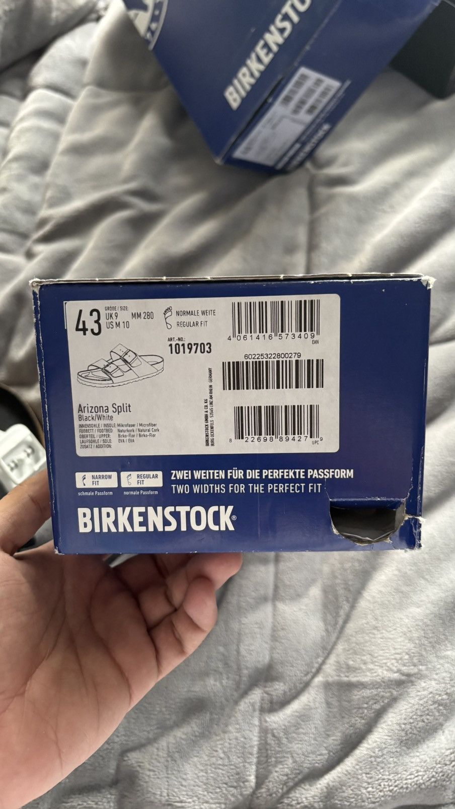 Birkenstock Birkenstock Arizona Split b/w Size US 10 / EU 43 - 4 Thumbnail