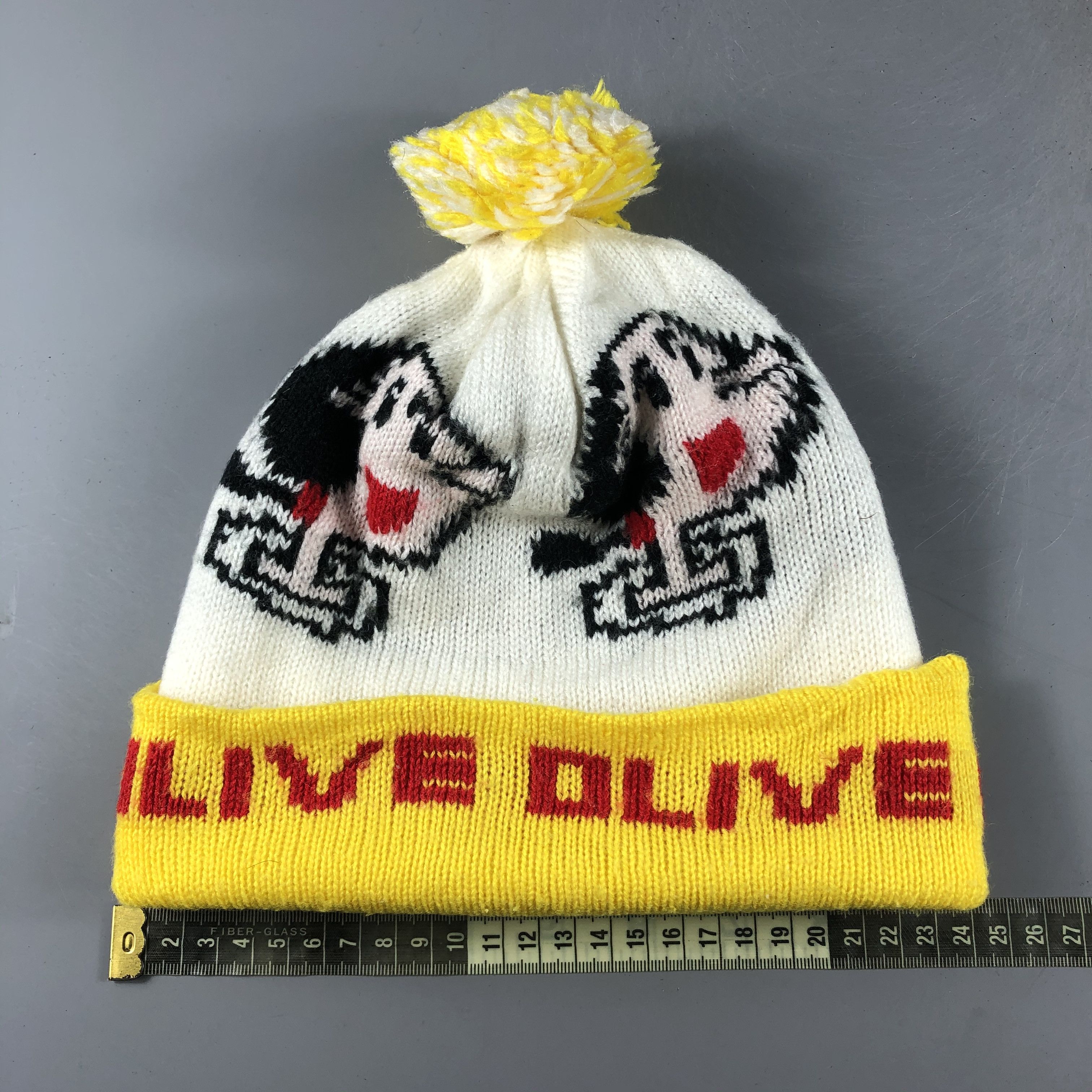 Olive × Vintage Olive Beanie Snow Hat Snow Cap -D143 Size ONE SIZE - 3 Thumbnail