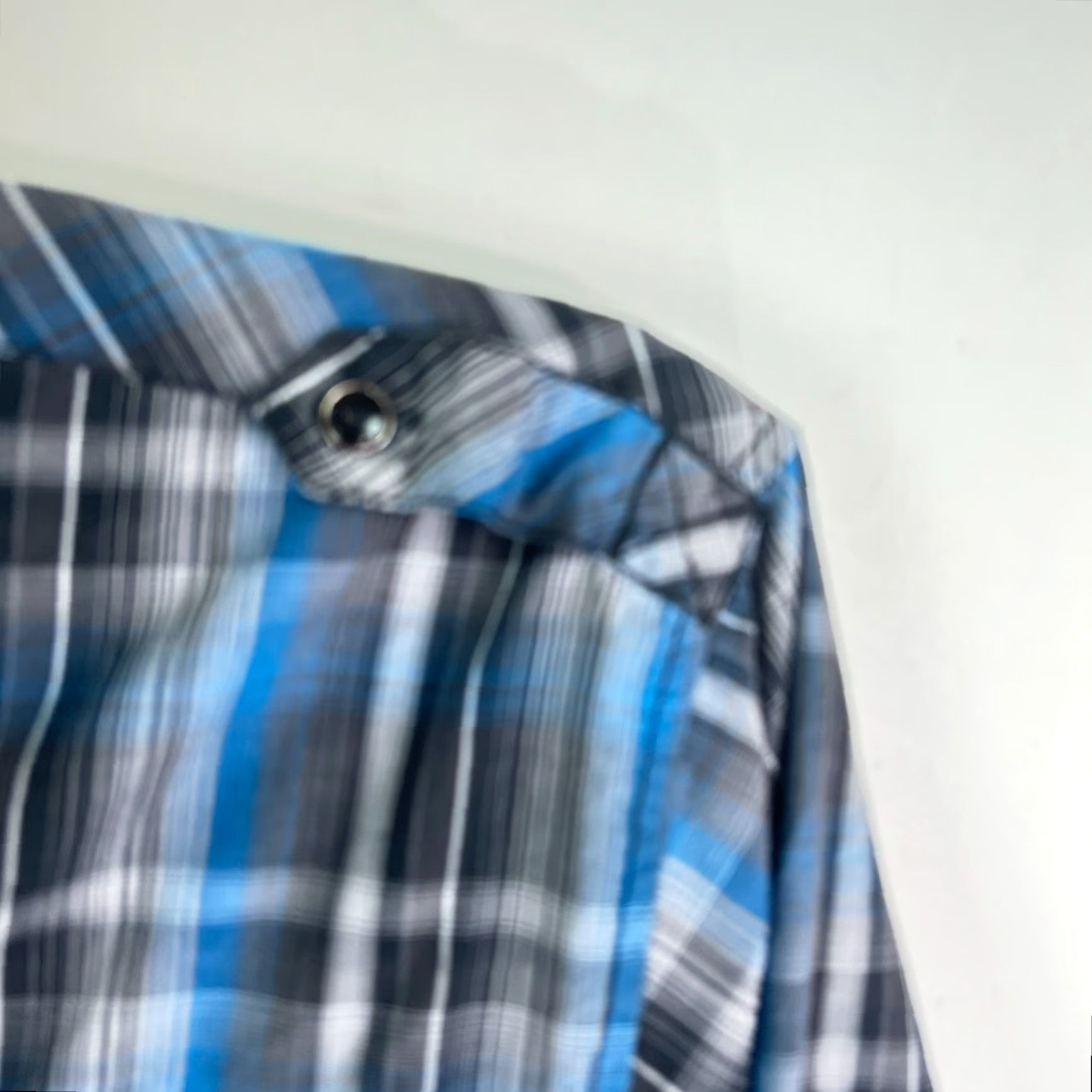 Vintage Tool Jeans Plaid Button-Up Long Sleeve Shirt 3XL Blue Mens Size US XXL / EU 58 / 5 - 4 Thumbnail