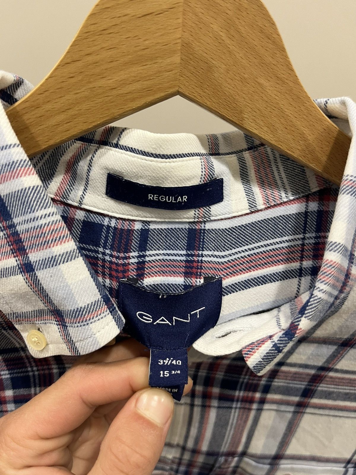 Gant Vintage 90s Gant shirt button up corduroy paisley large red Size US M / EU 48-50 / 2 - 4 Thumbnail