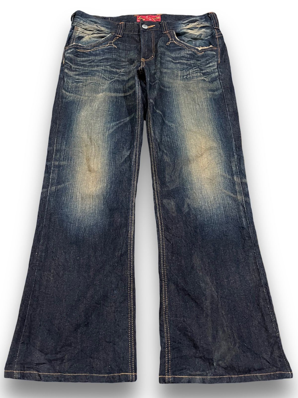 Edwin × Japanese Brand Vintage Edwin XV Flare Mudwash Denim Size US 36 / EU 52 - 1 Thumbnail