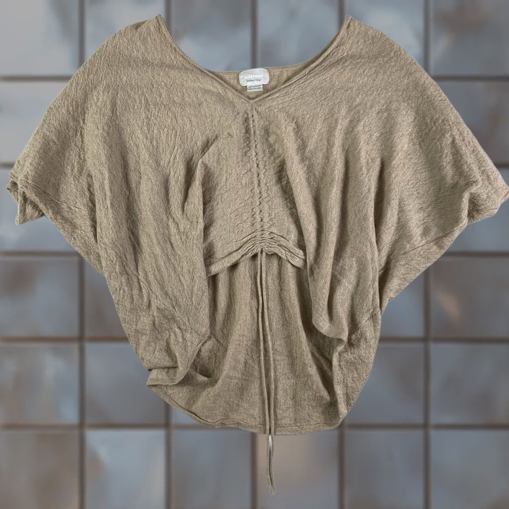 Vintage M. patmos Top Womens M Beige Cashmere Dolman neck cottagecore Size M / US 6-8 / IT 42-44 - 1 Thumbnail