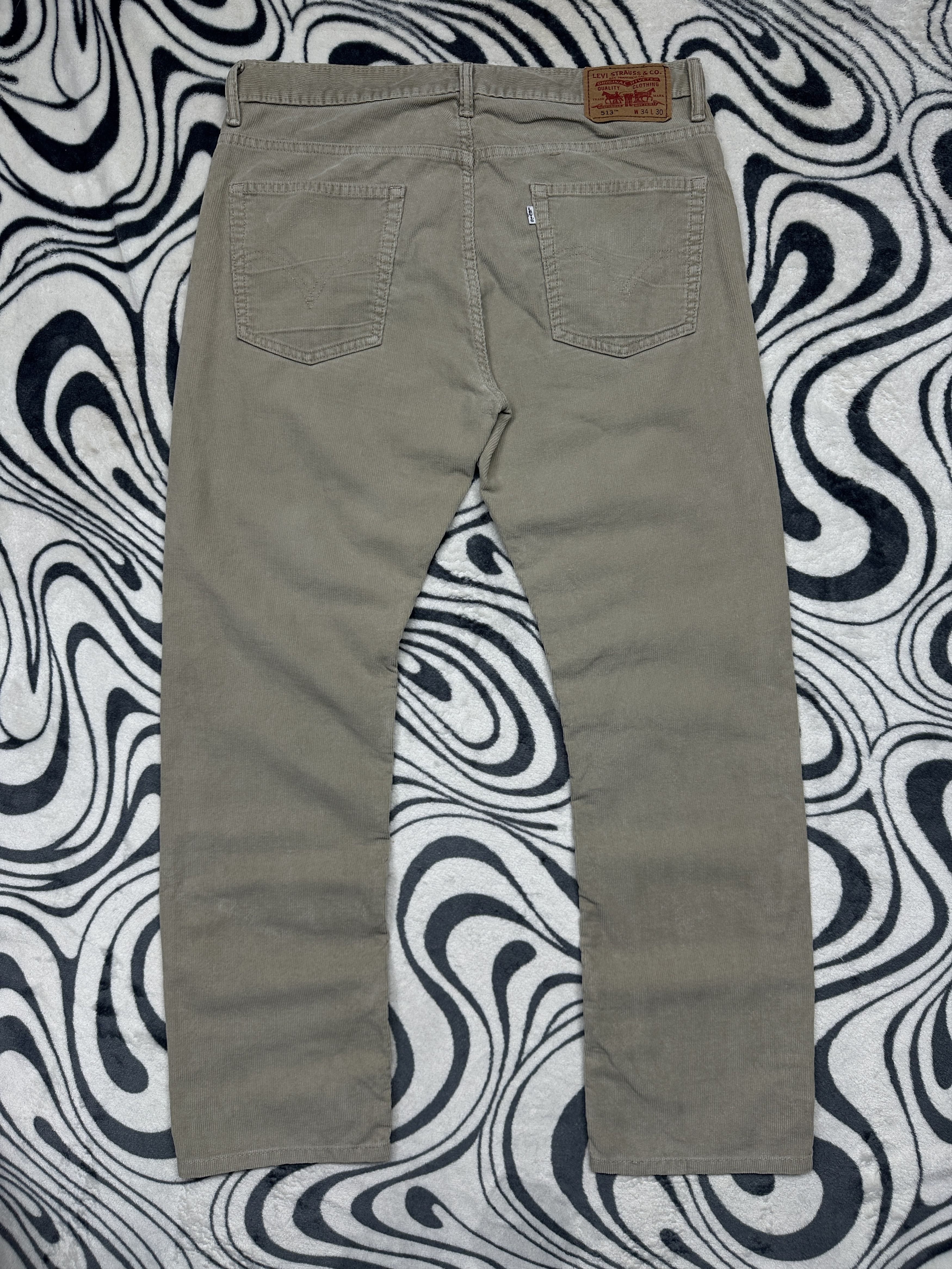 Levi's Levis 513 Corduroy Denim Pants Jeans Size US 34 / EU 50 - 1 Thumbnail