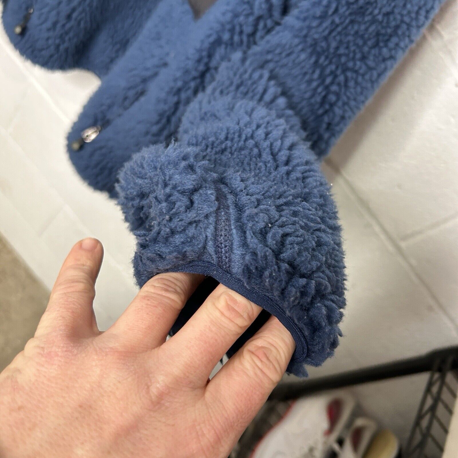 Patagonia Vintage Patagonia Retro X Deep Pile Fleece Jacket “Blue” Size US S / EU 44-46 / 1 - 10 Thumbnail