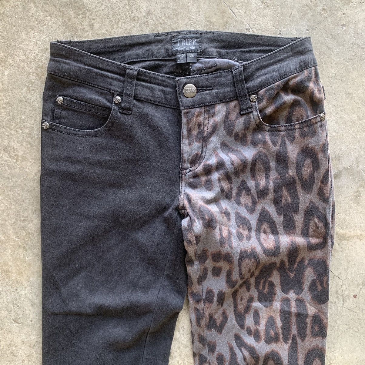 Tripp NYC TRIPP NYC Leopard Printed Skinny Jeans Size US 27 - 3 Thumbnail